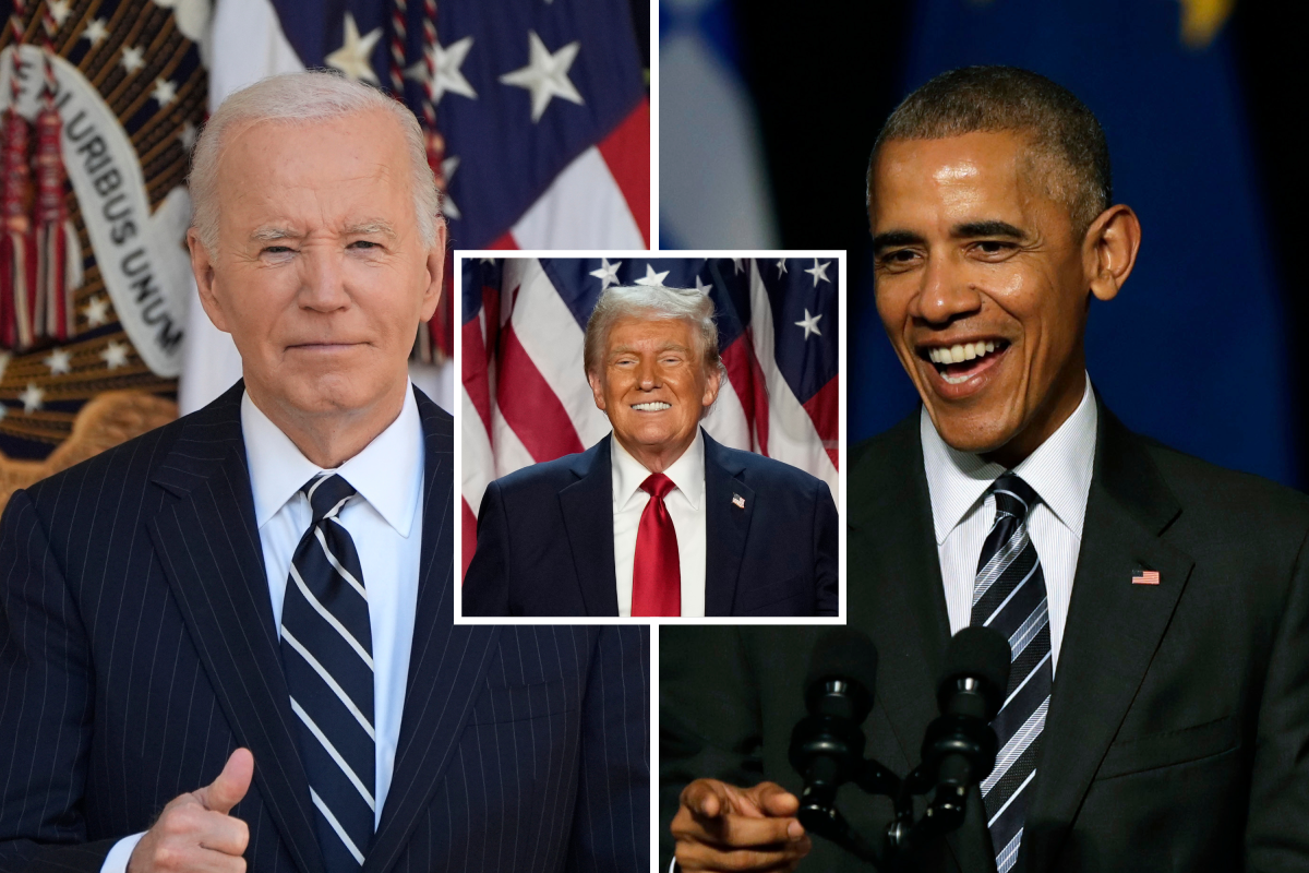 Joe Biden, Donald Trump, Barack Obama