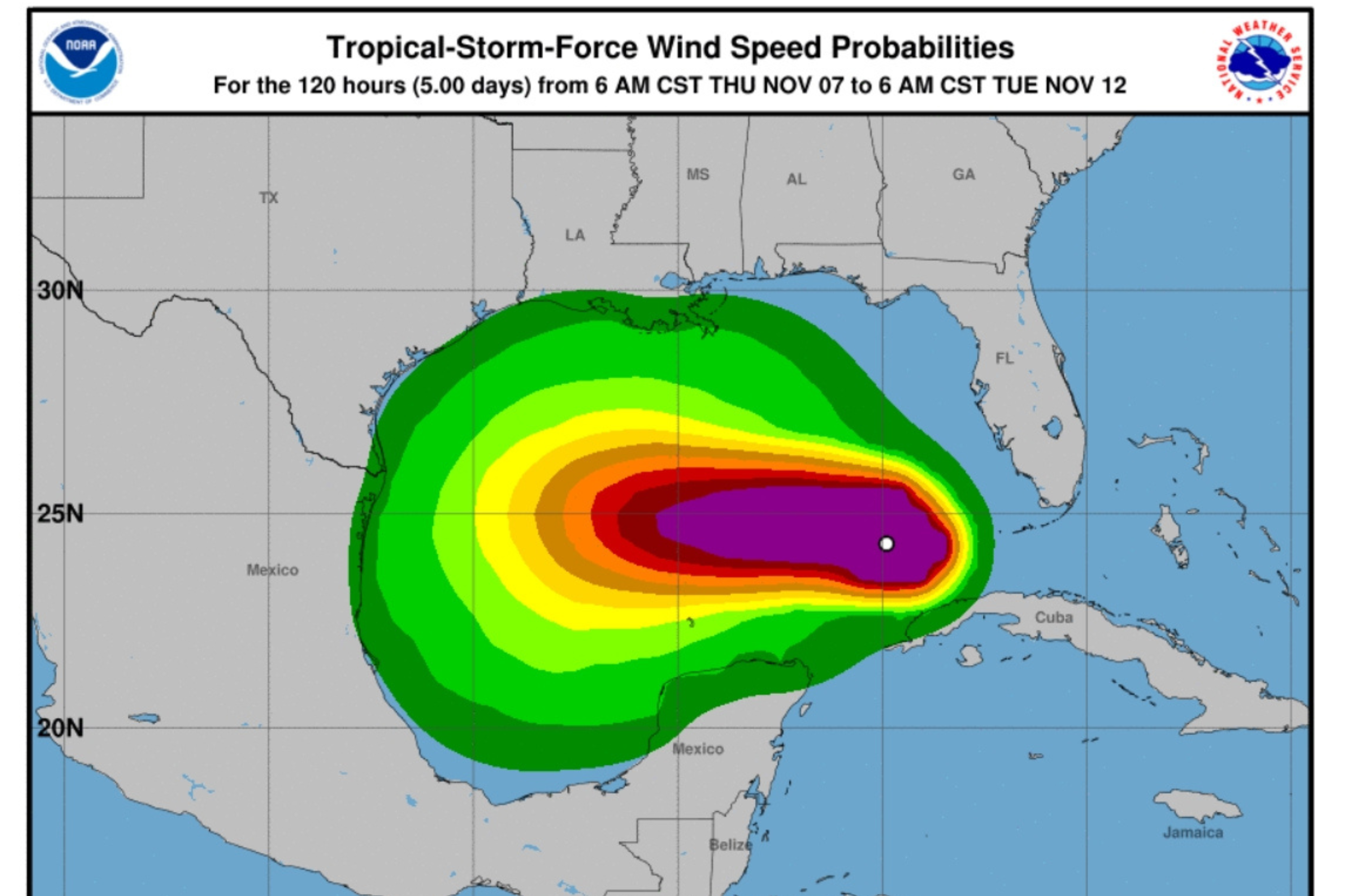 Hurricane Rafael Maps Show Impact On US States - Newsweek