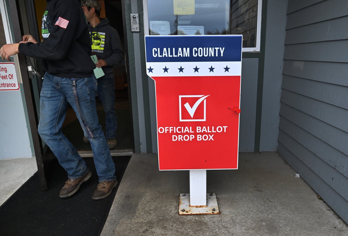 Ballot box in Clallam County