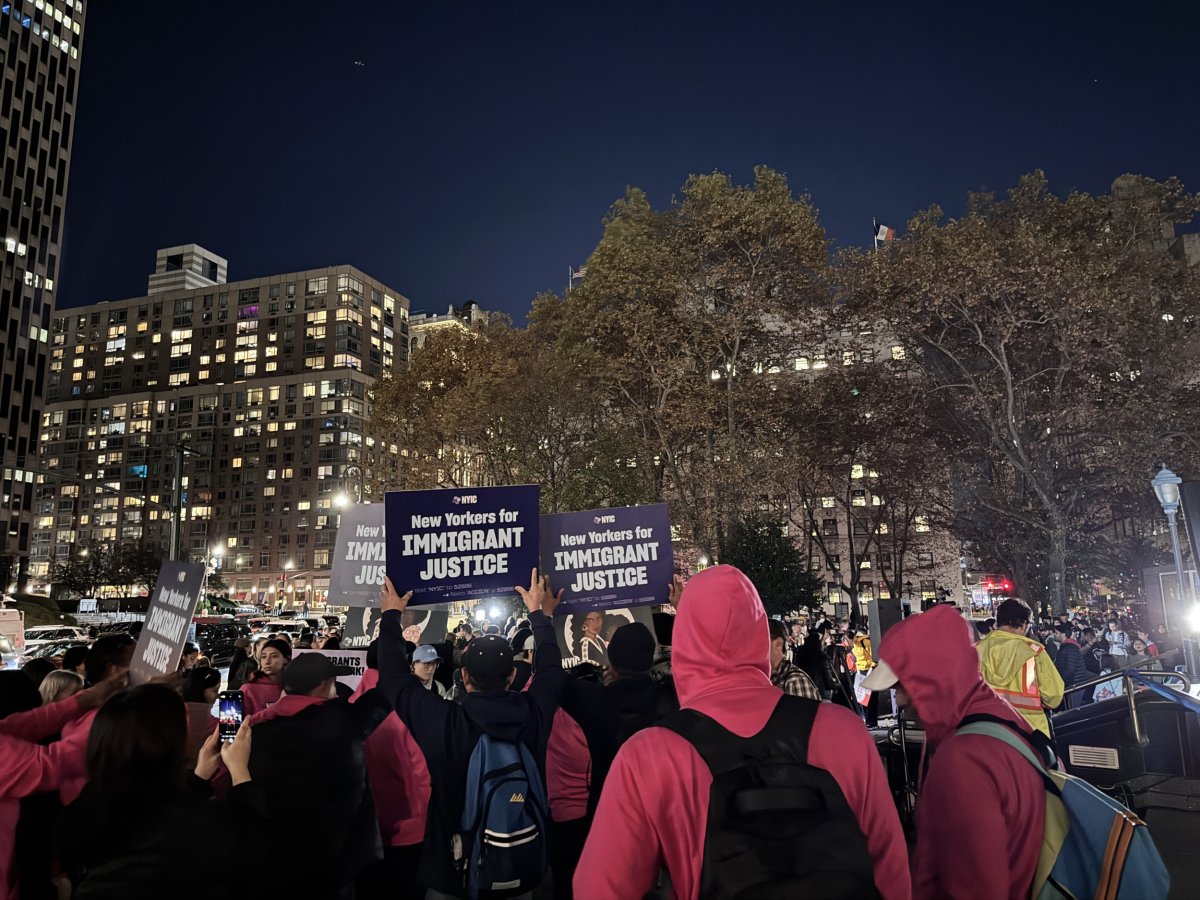 Manifestazione di immigrati a New York