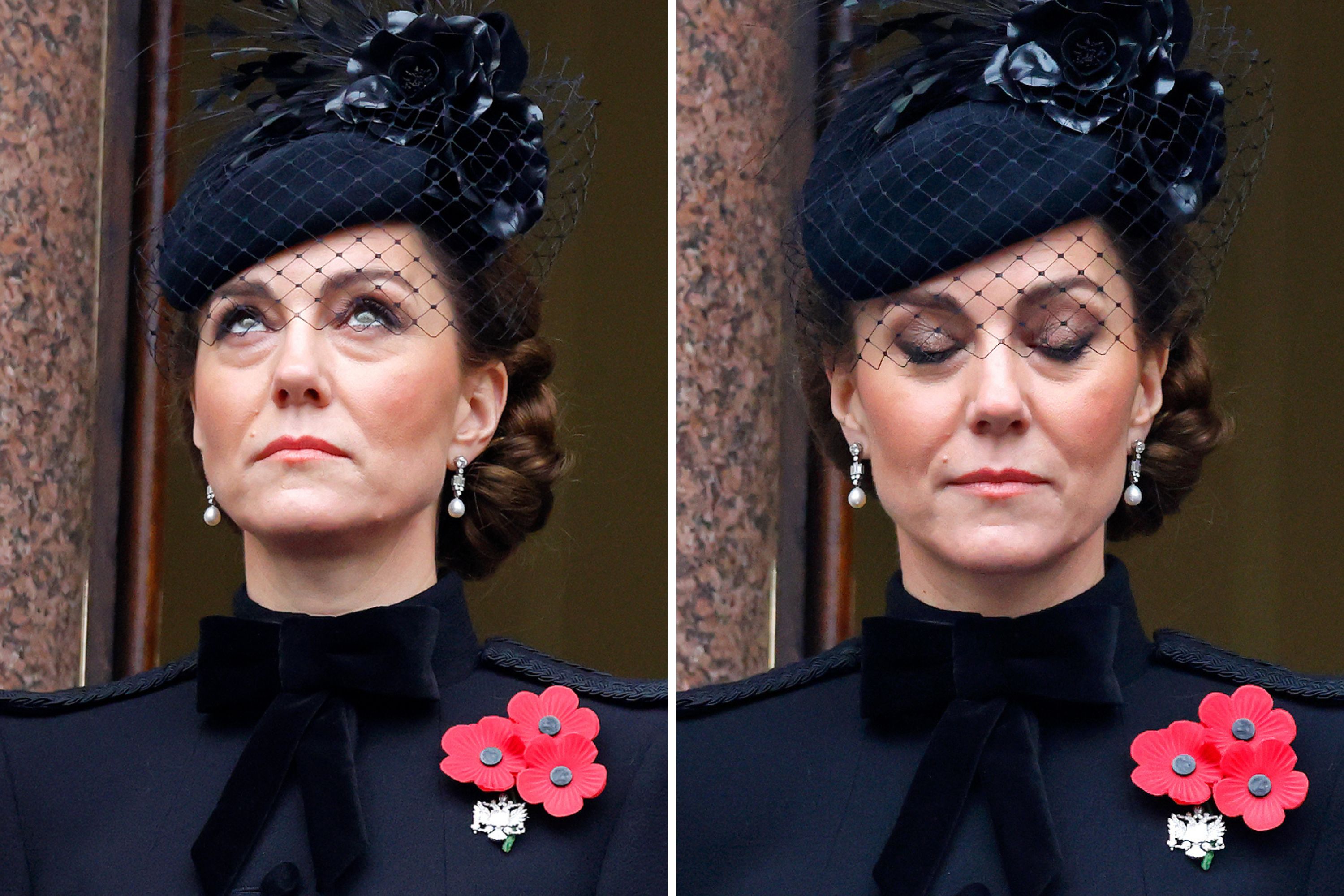 Princess Kate Getting 'Emotional' at Remembrance Events Caught on Camera