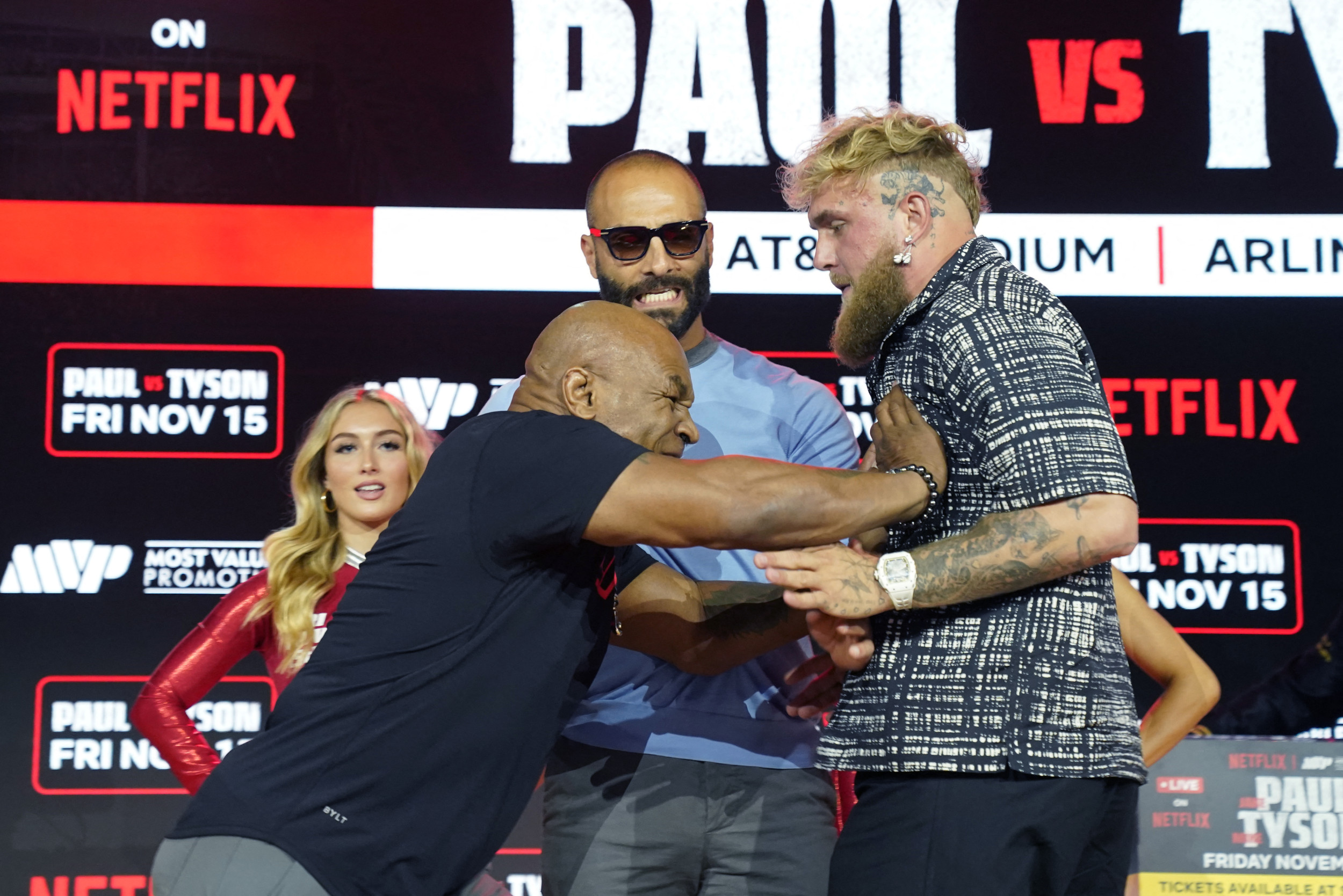 Chaos Erupts After Mike Tyson Strikes Jake Paul in Face During Weigh ...