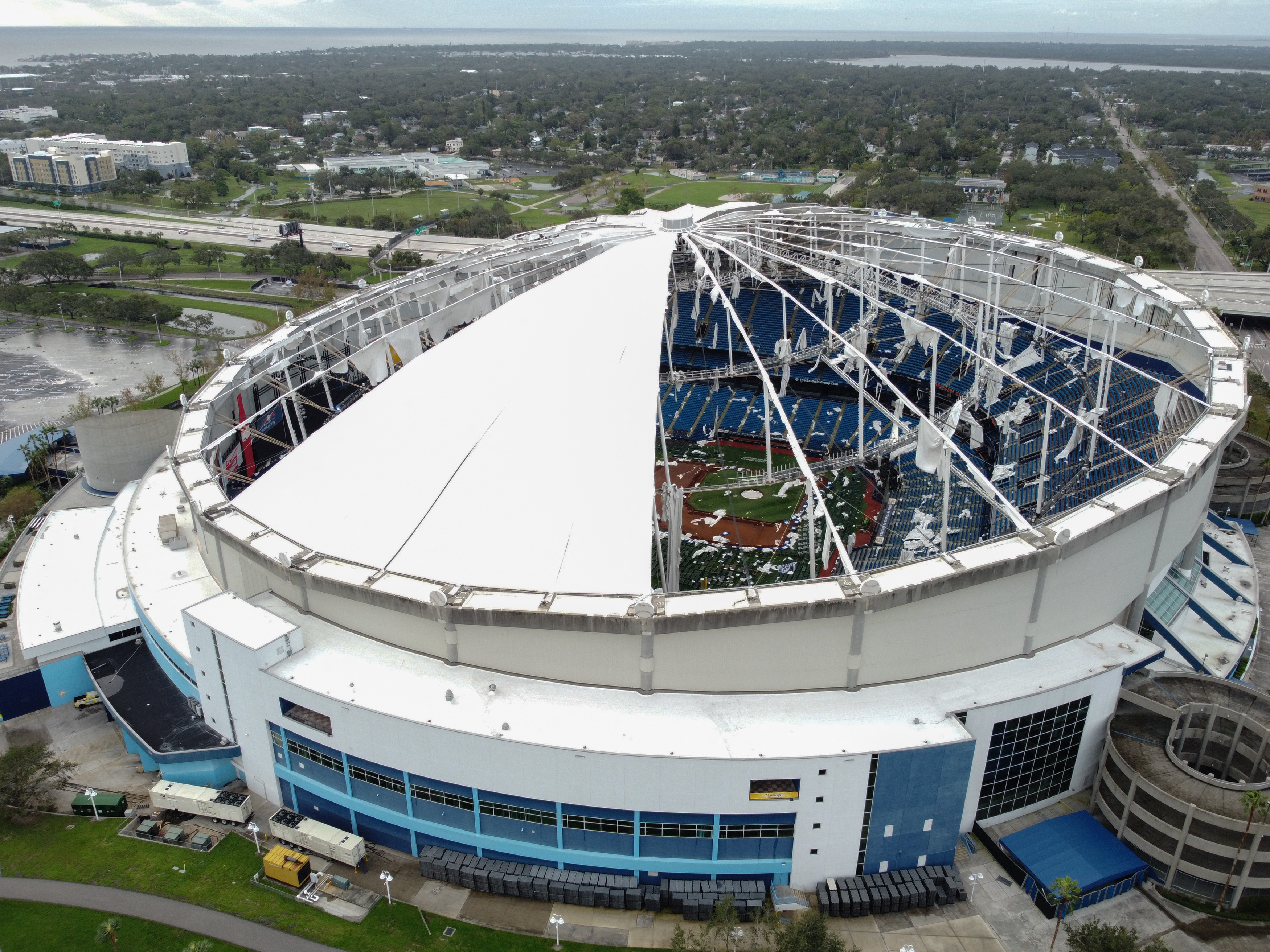 Tropicana Field Repairs and New Stadium Plans