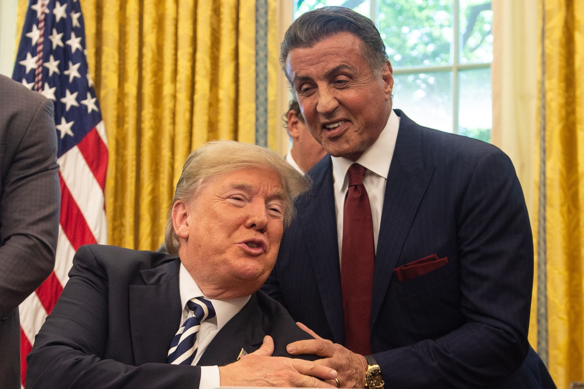 Sylvester Stallone spotted at Mar-a-Lago following Trump's election win ...