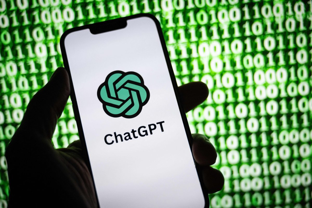 ChatGPT logo on a smartphone.