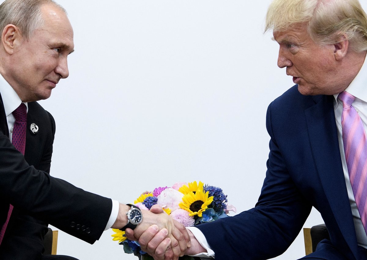 Donald Trump with Vladimir Putin