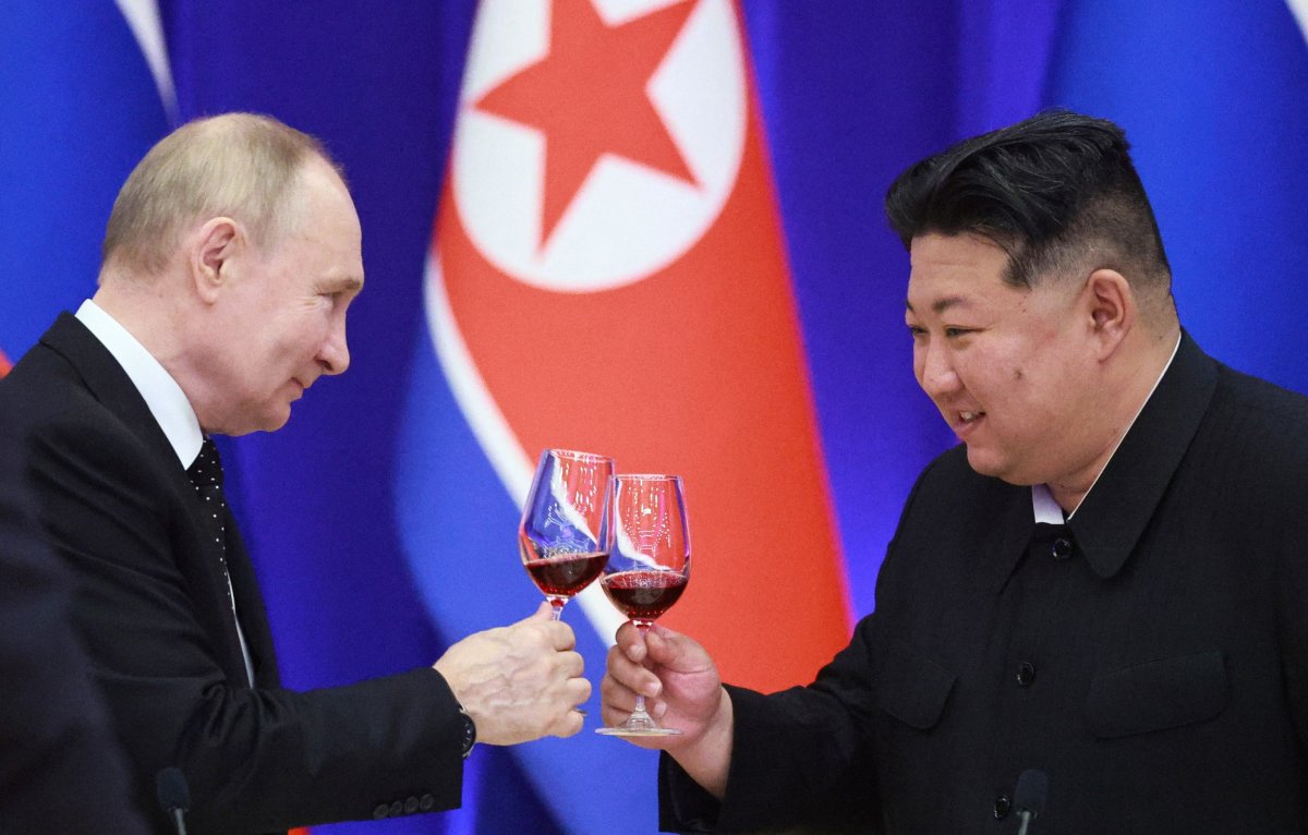 Vladimir Putin e Kim Jong Un