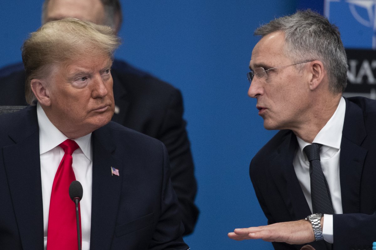 Trump Stoltenberg