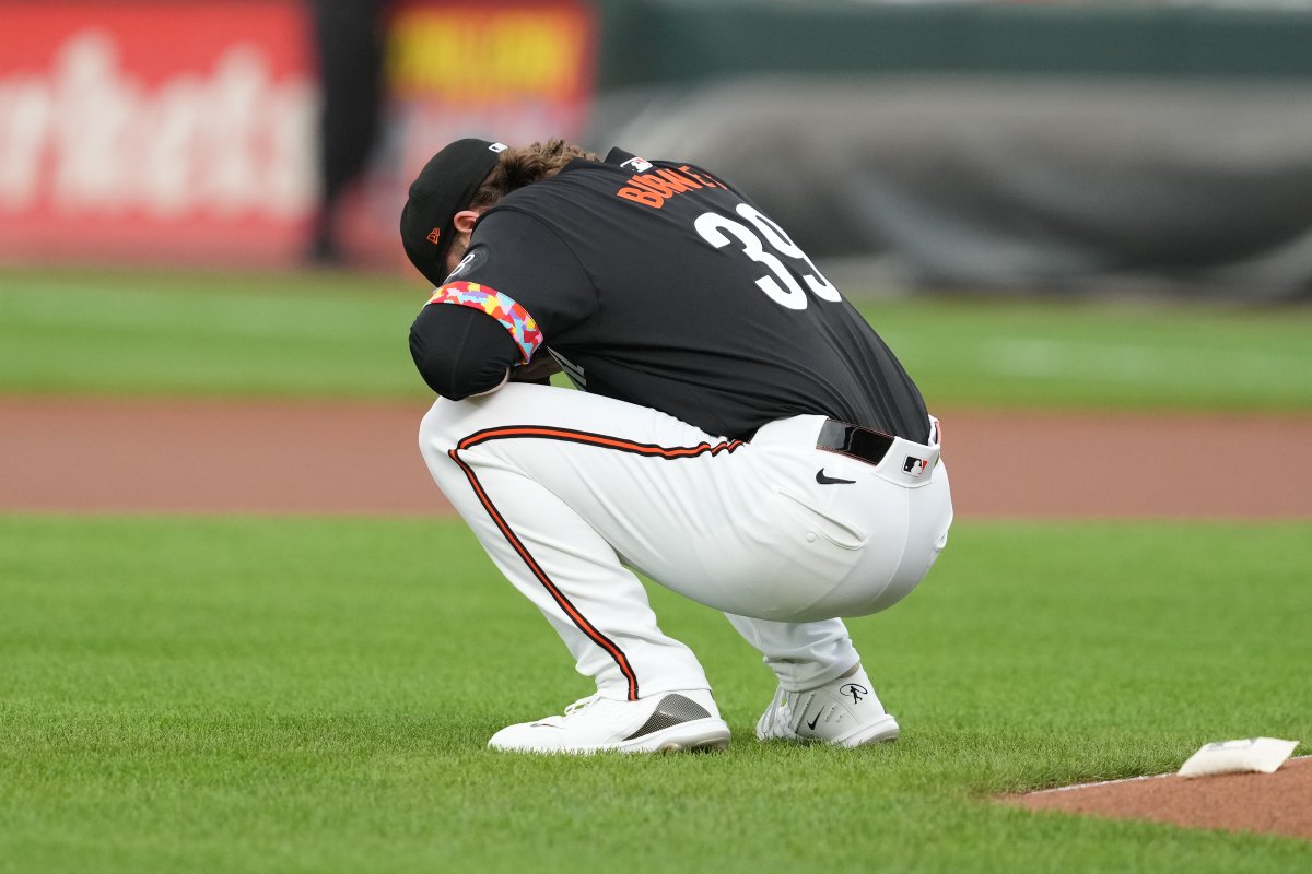 Baltimore Orioles pitcher Corbin Burnes