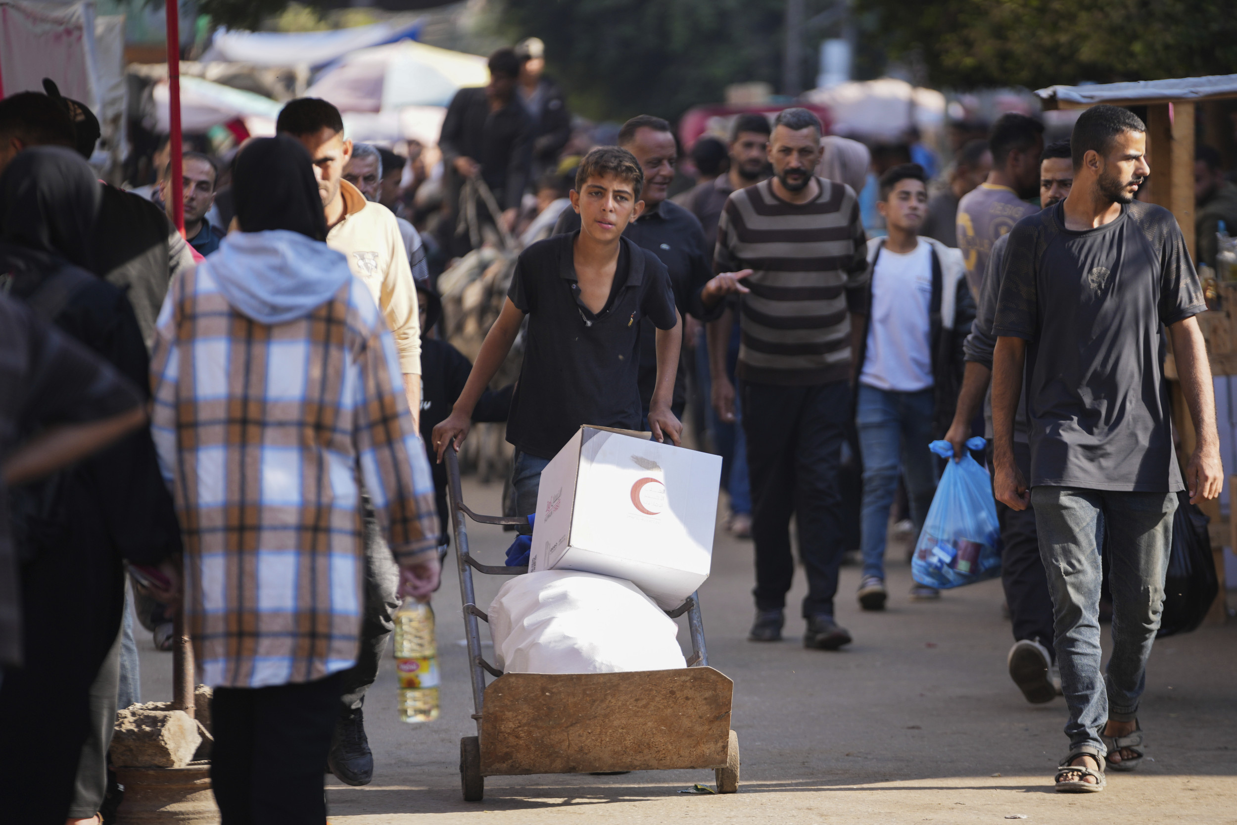 Israel Allows 15 Aid Trucks into Gaza Amid War Crimes Accusation