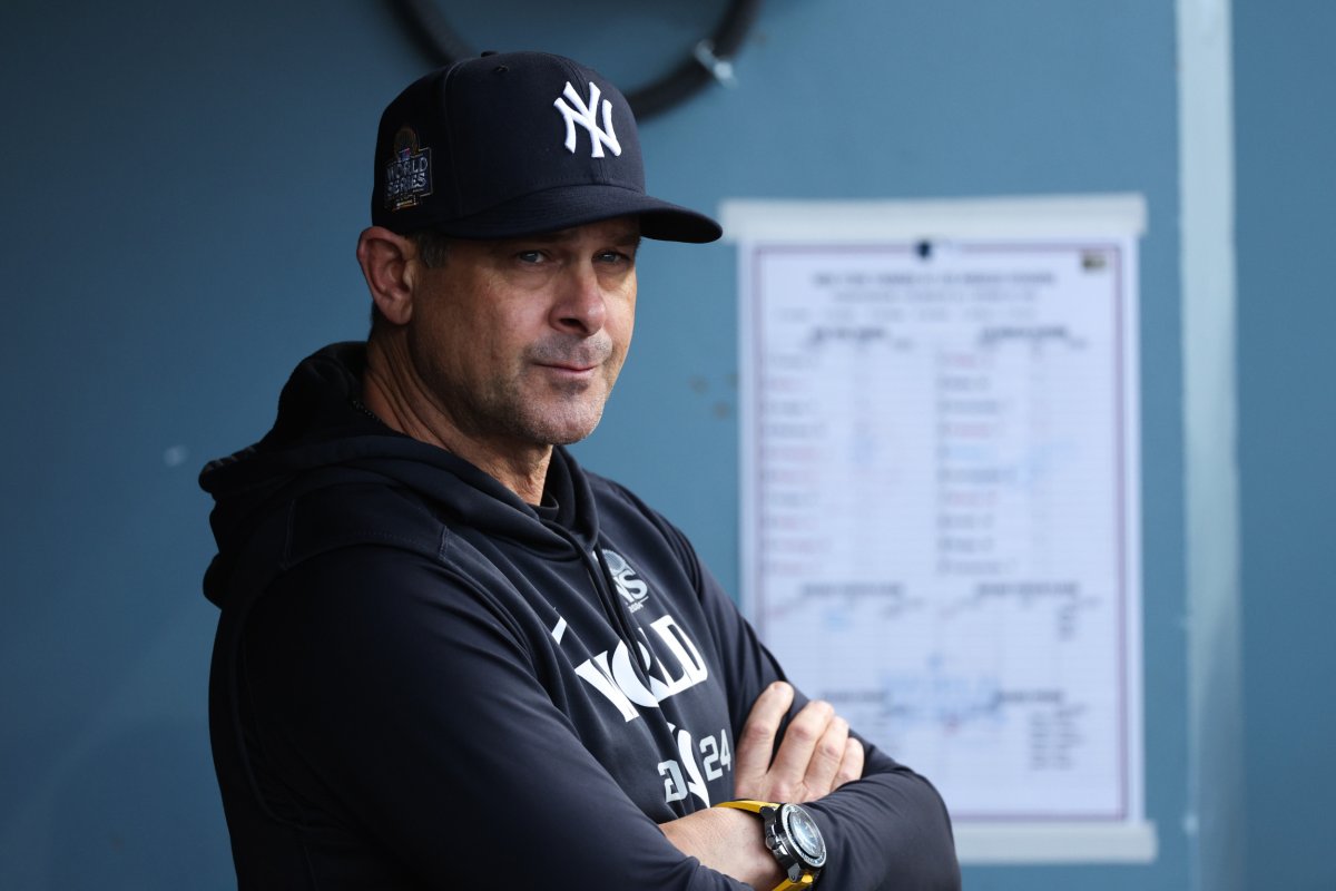 New York Yankees manager Aaron Boone