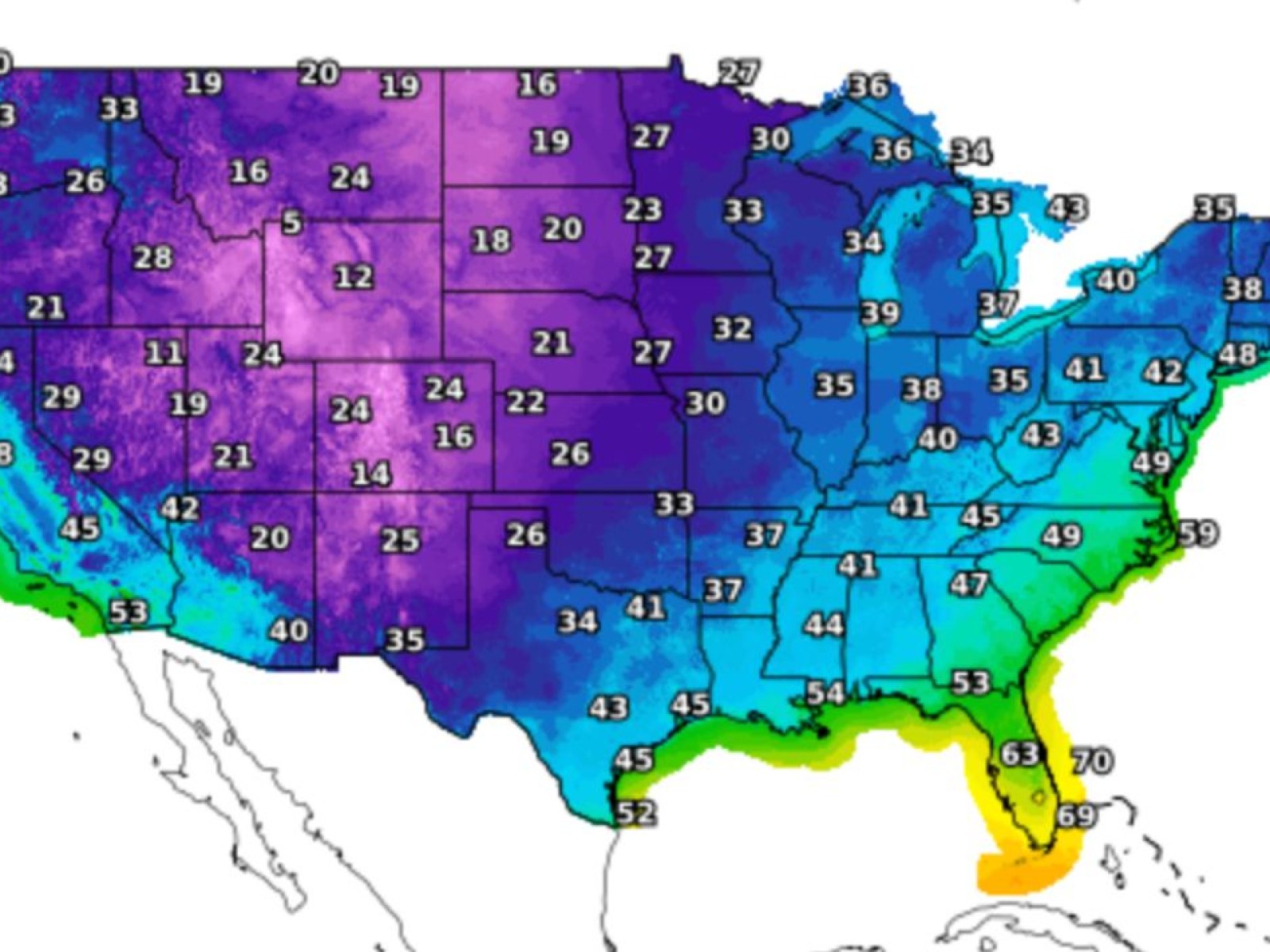 Weather Front Map Example Weather Fronts Map