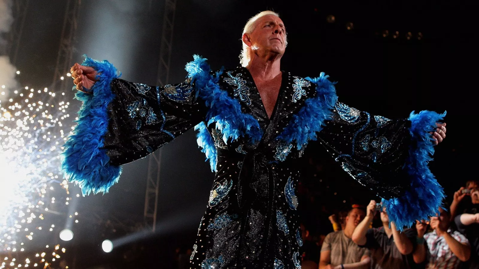 WWE Legend Ric Flair in Mike Tyson's Corner vs Jake Paul