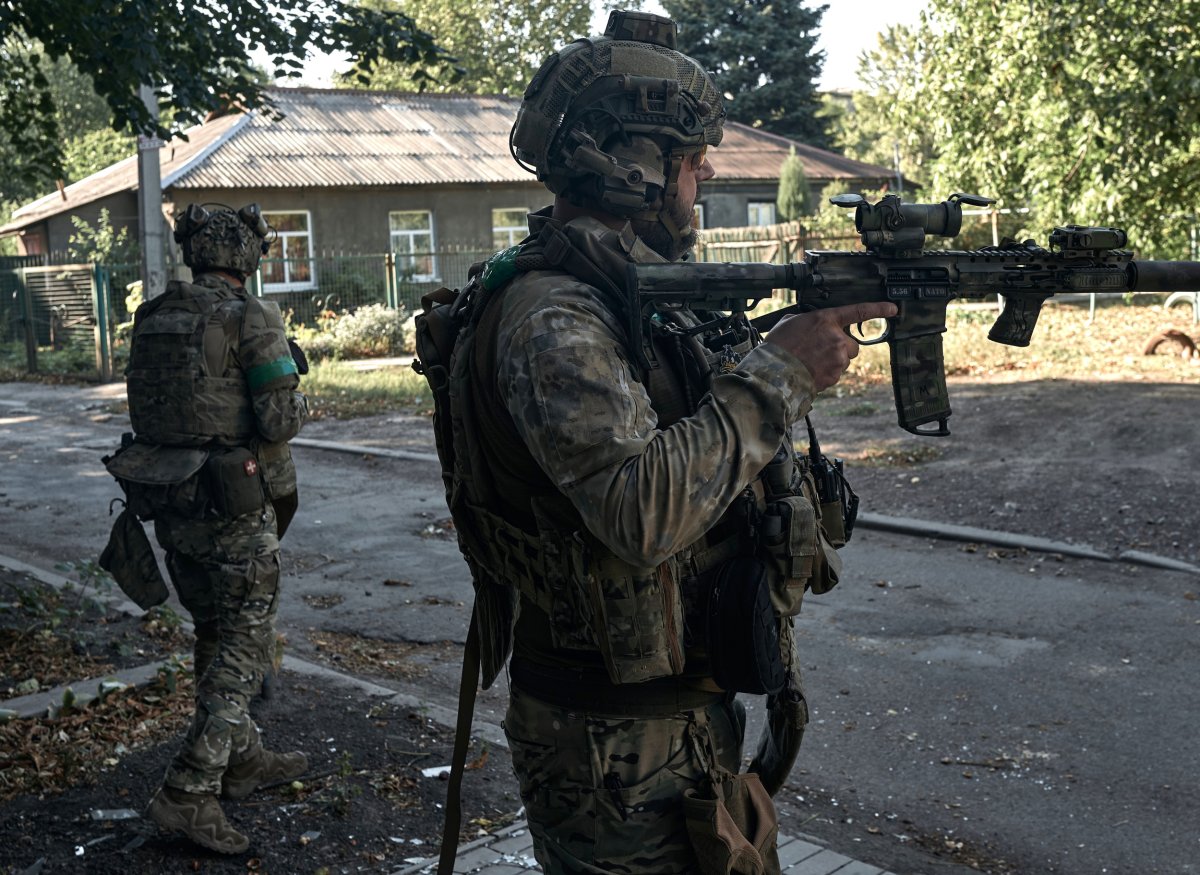 Ukrainian soldiers Pokrovsk