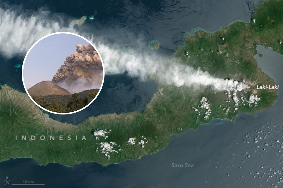 Mount Lewotobi Laki-Laki eruption