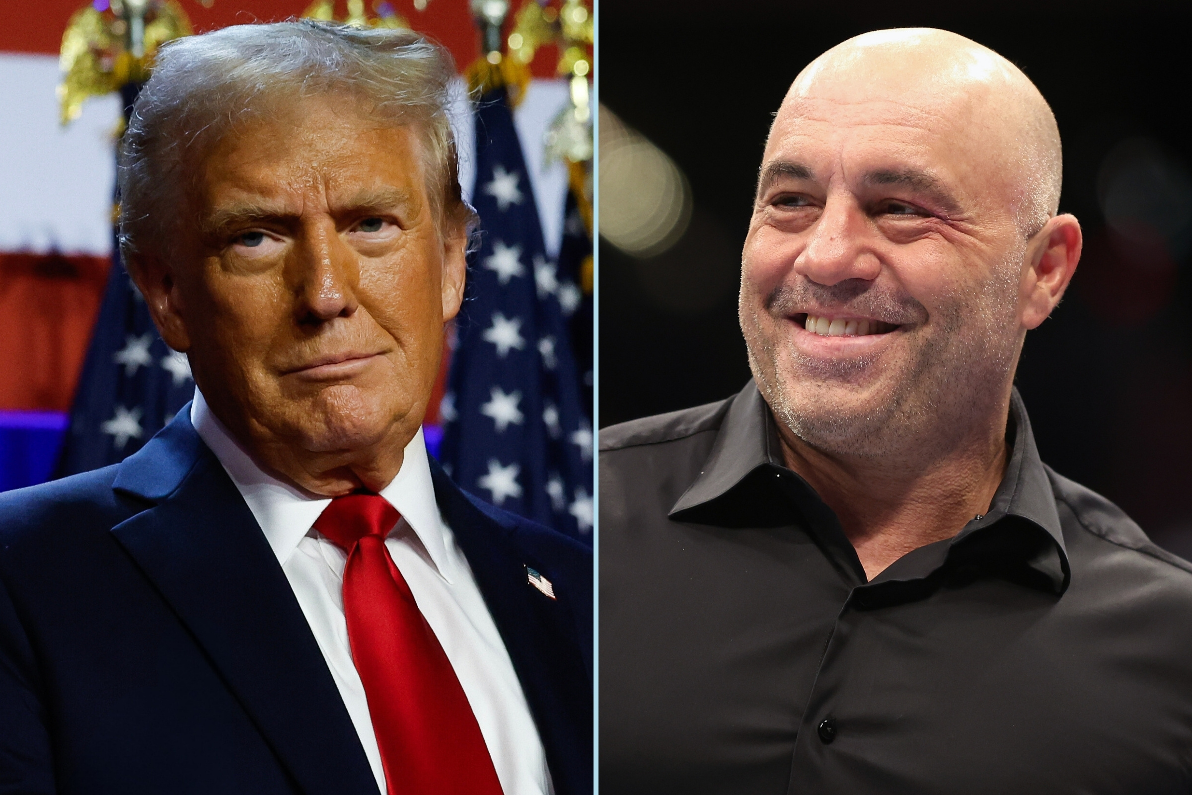 Video of Donald Trump Embracing Joe Rogan After Election Win Goes Viral ...