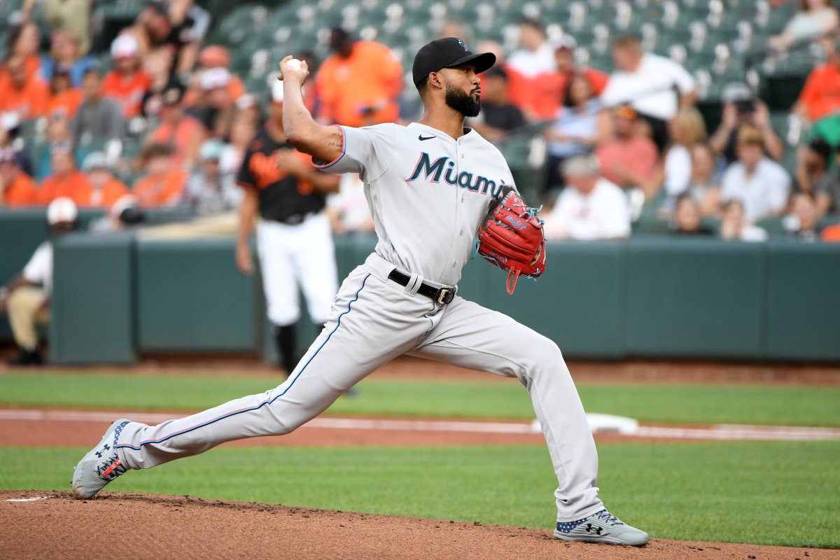 Miami Marlins pitcher Sandy Alcántara