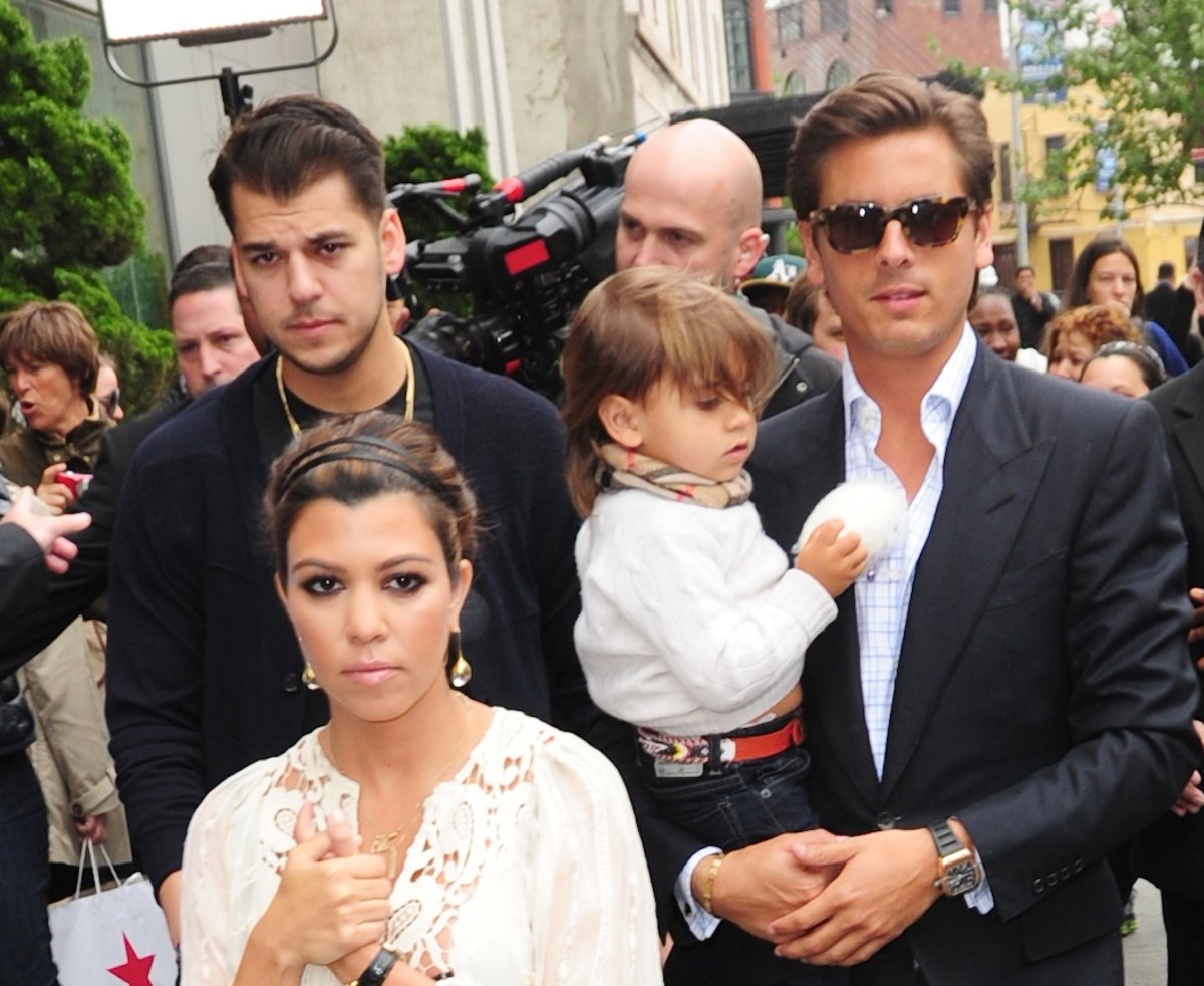 Kourney Kardashian and Mason Disick