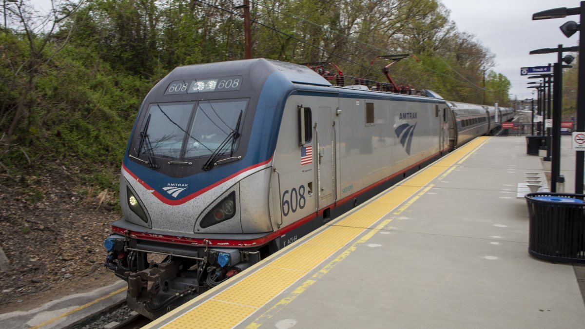 Amtrak train