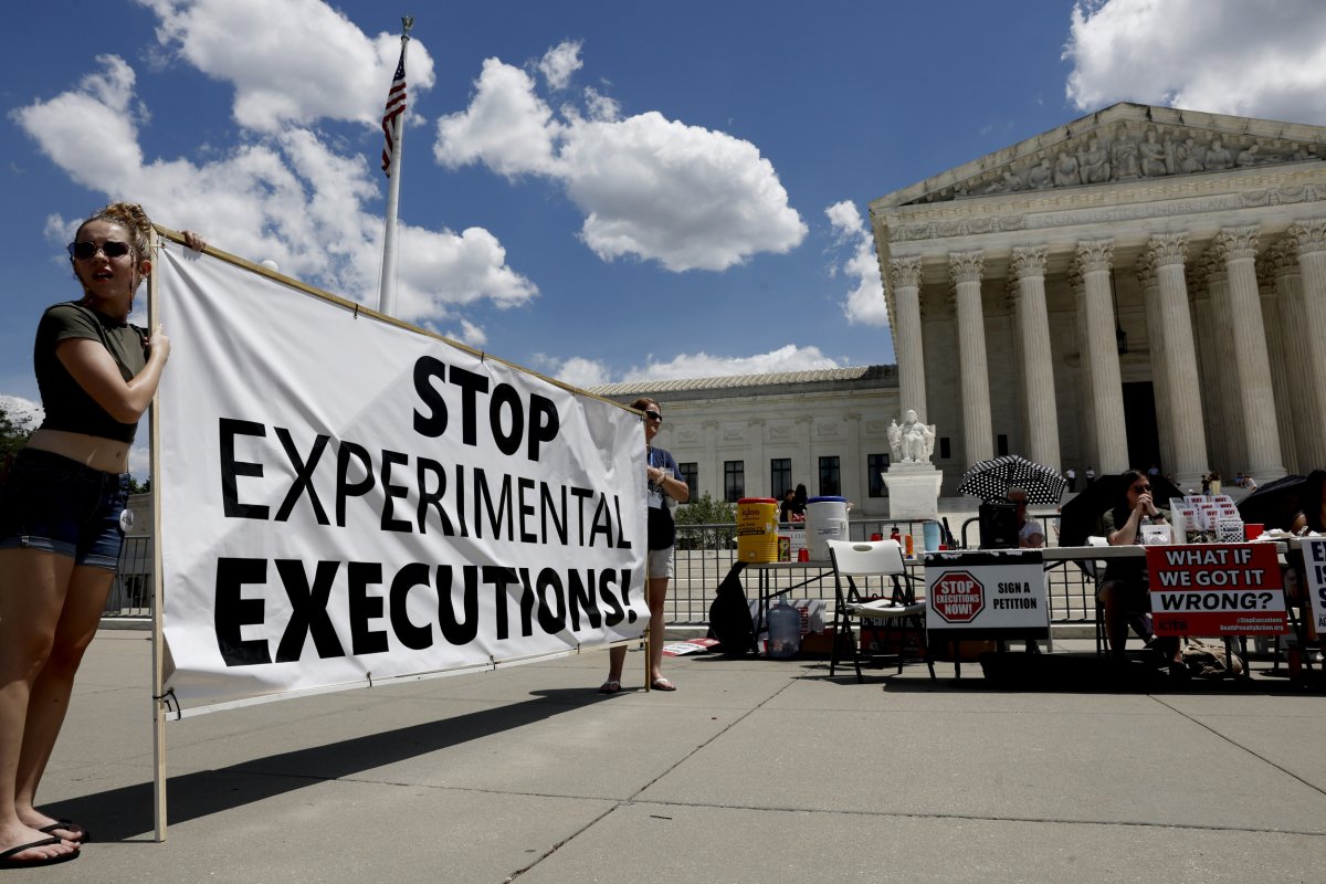 Death penalty protest 