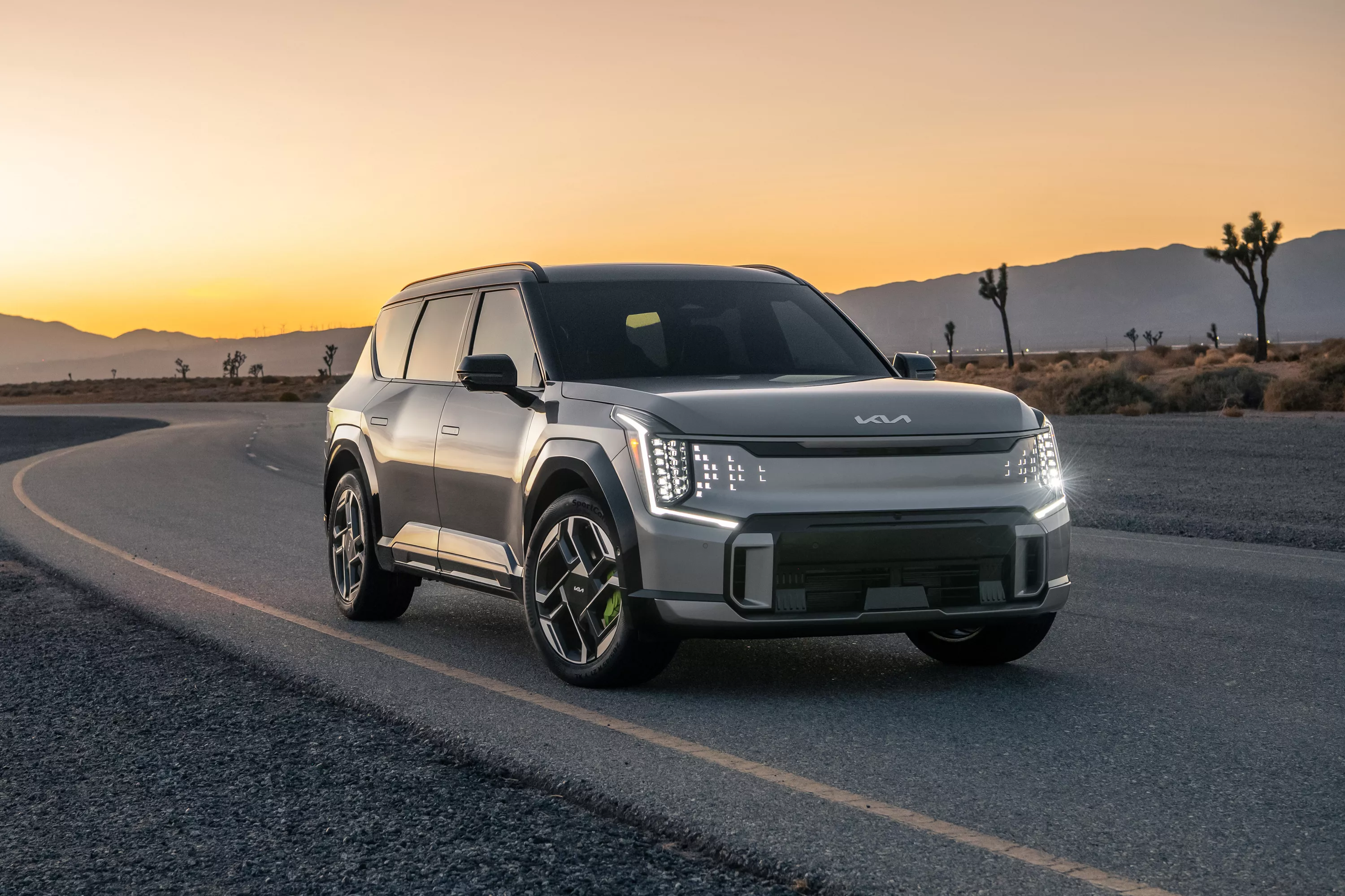 Kia's new EV9 GT has sports car technology in a big SUV package
