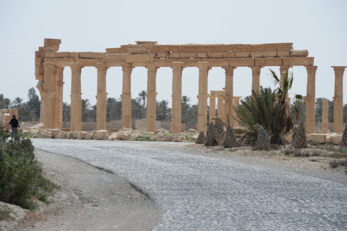 Roman ruins of Palmyra, Syria. 