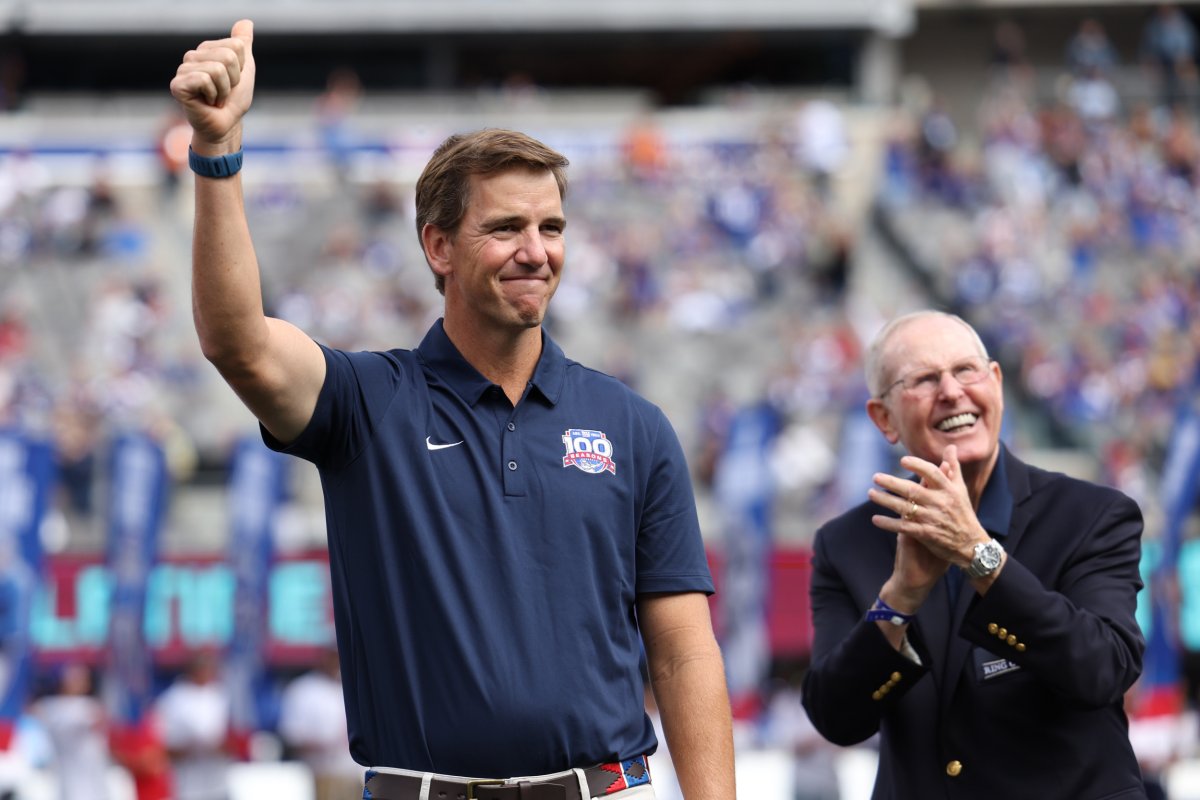 Former Giants QB Eli Manning