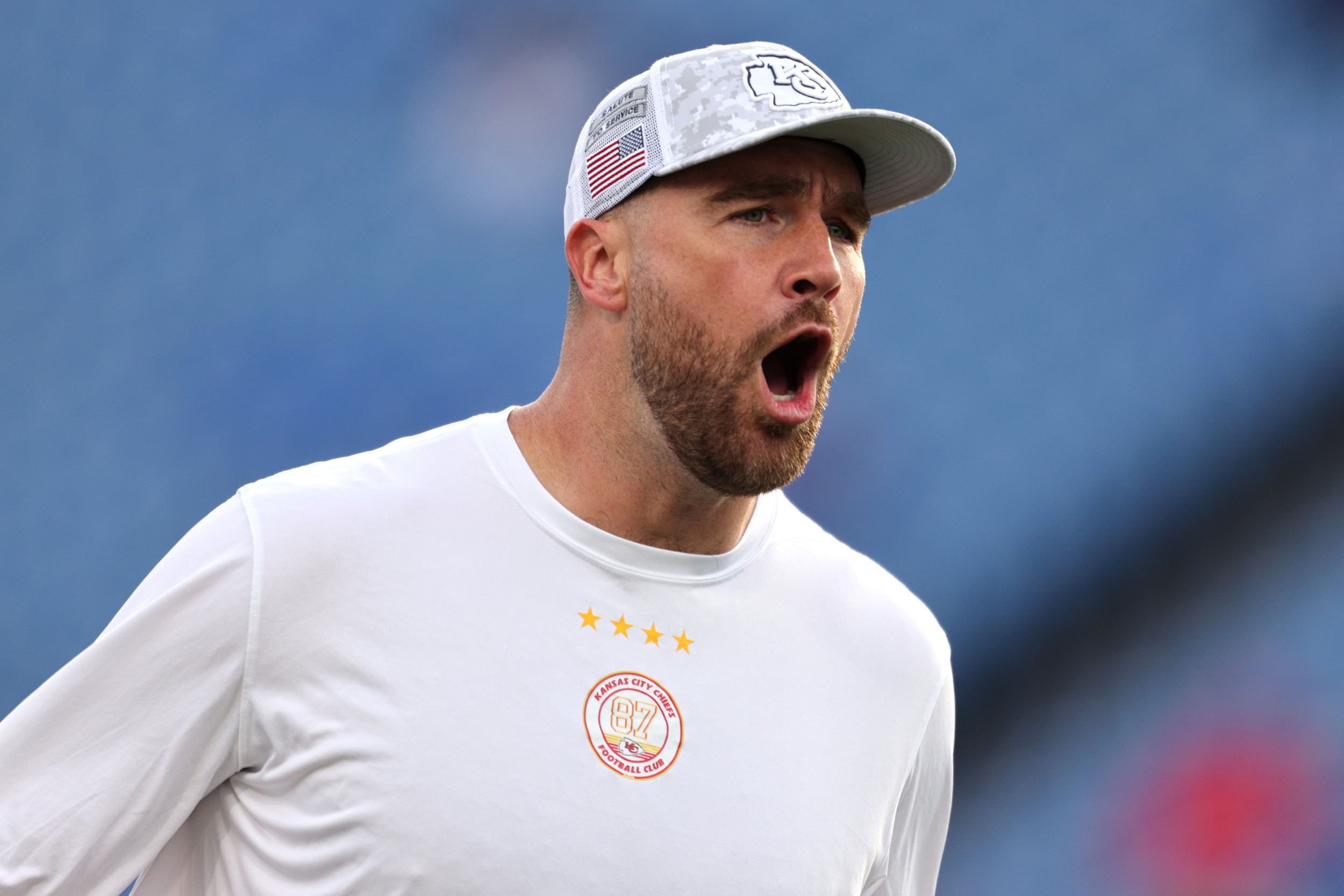 Travis Kelce's Reaction to Mike Tyson's Viral Locker Room Moment - Newsweek