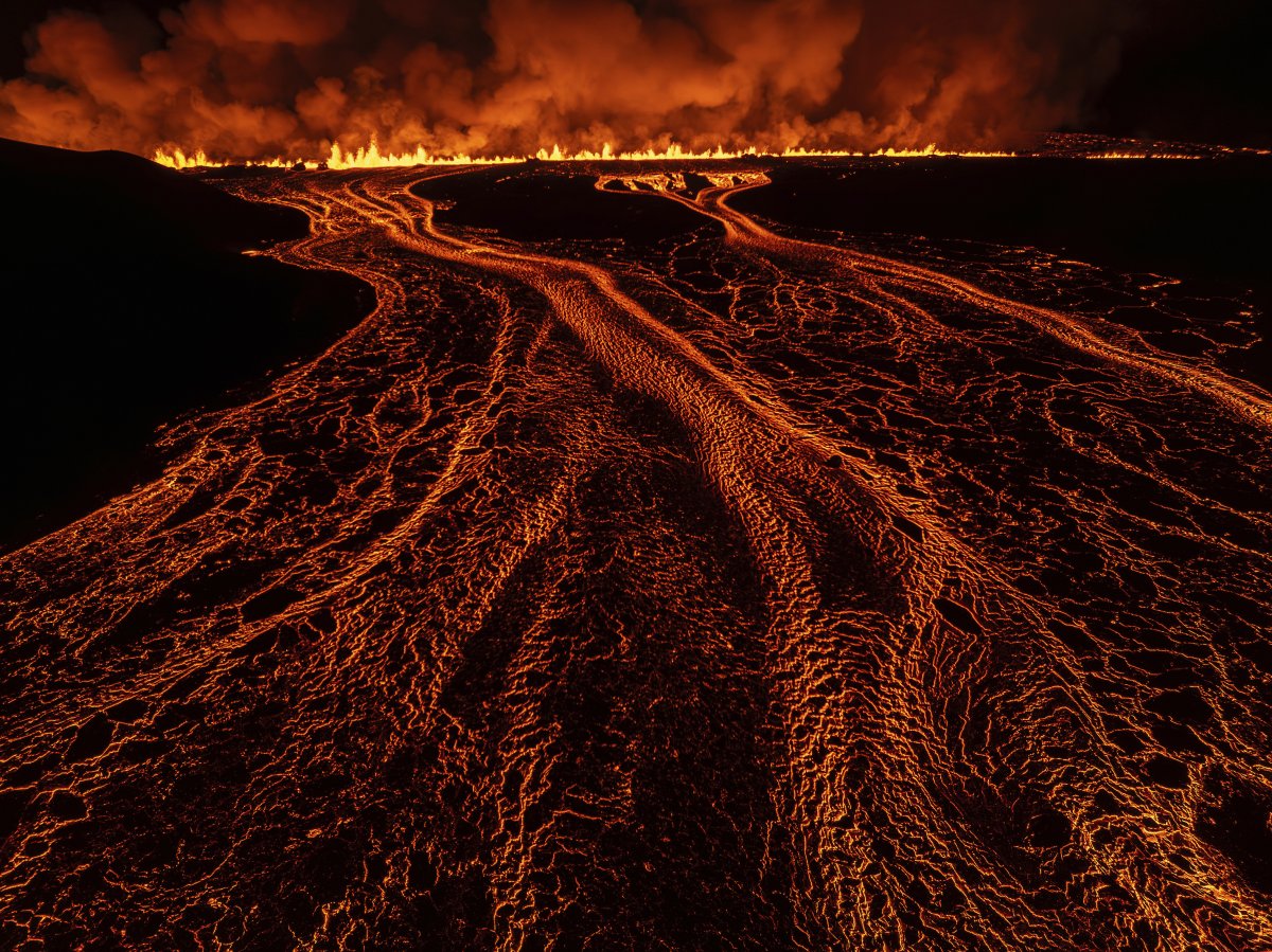 Volcano eruption in Iceland Nov. 20204