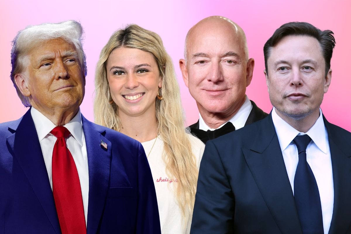 Donald Trump, Haliey Welch, Jeff Bezos, Musk