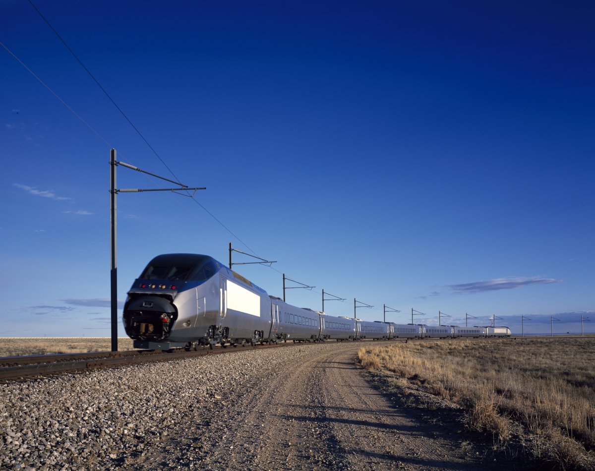 High-speed train test