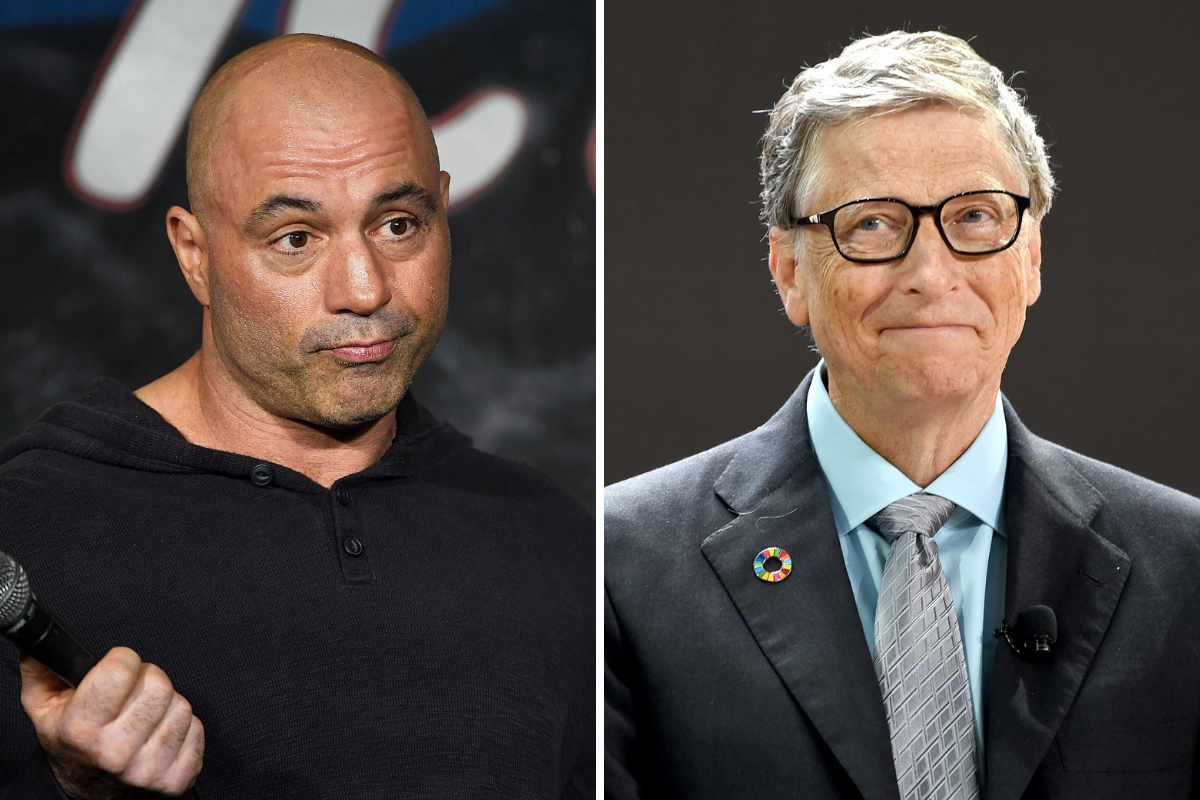 Joe Rogan and Bill Gates