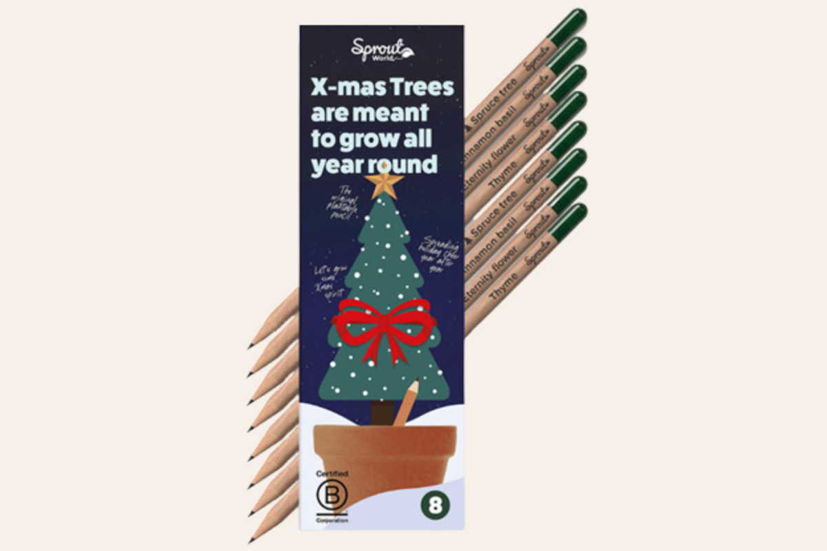 Sprout World Xmas Plantable Pencils