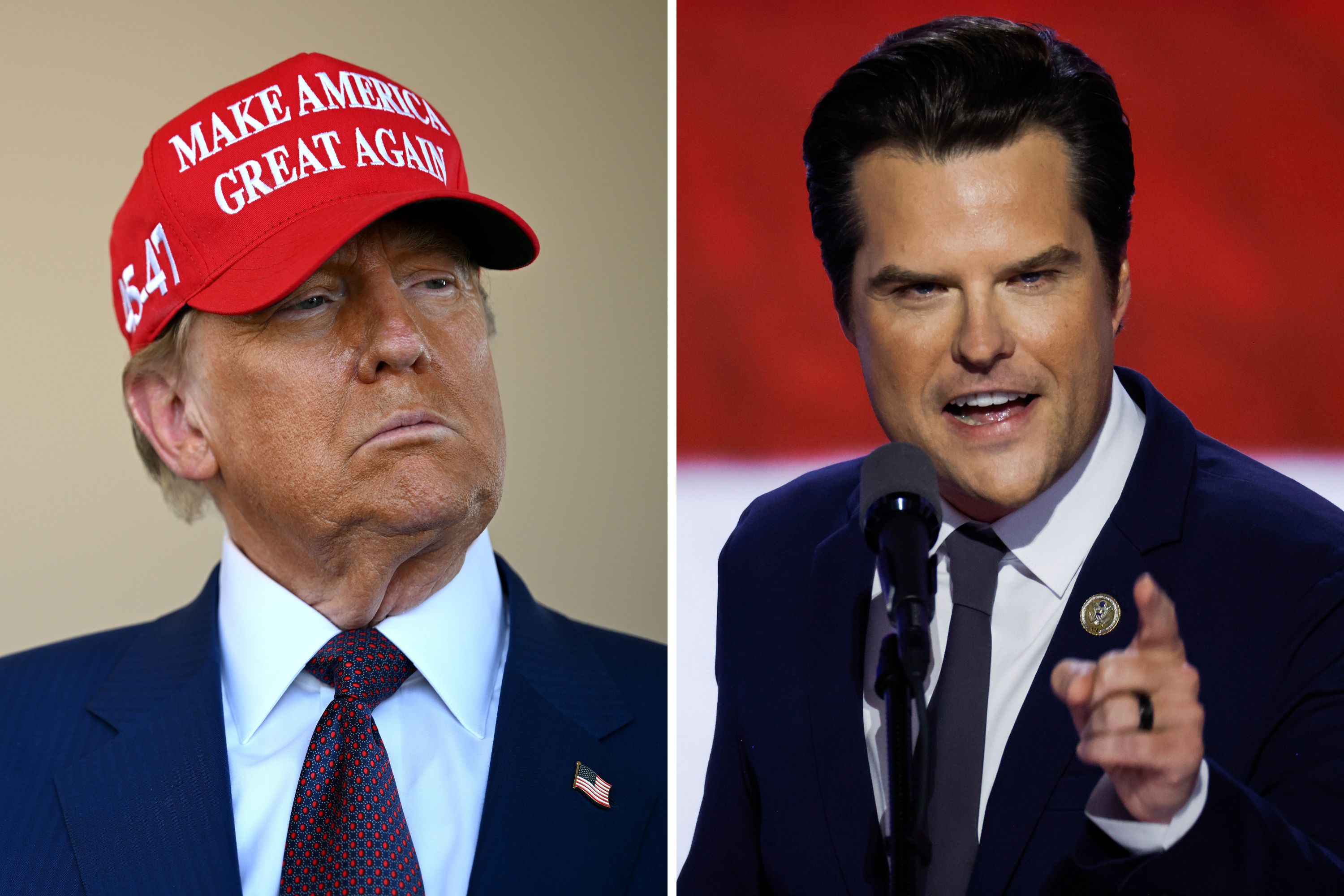 Donald Trump reacts to Matt Gaetz withdrawing from AG consideration