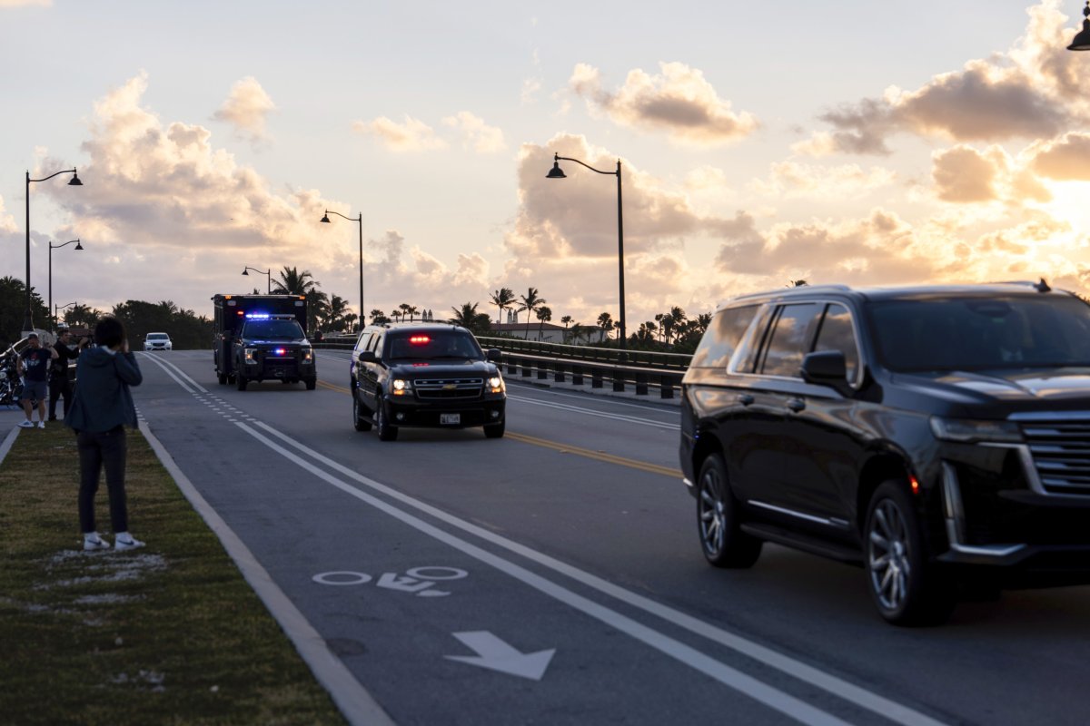 Donald Trump Motorcade