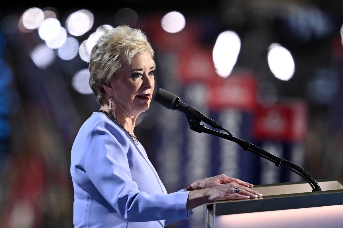 Linda McMahon speaks at the RNC