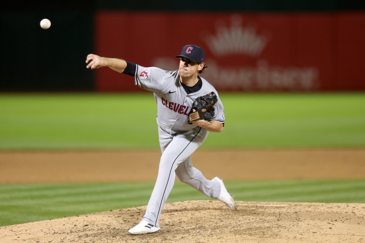 Cleveland Guardians pitcher Shane Bieber