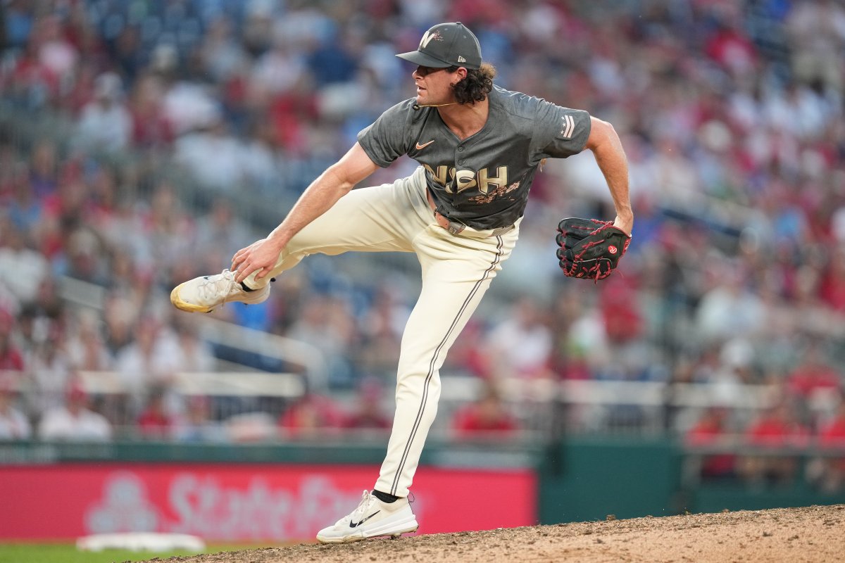 Washington Nationals pitcher Kyle Finnegan