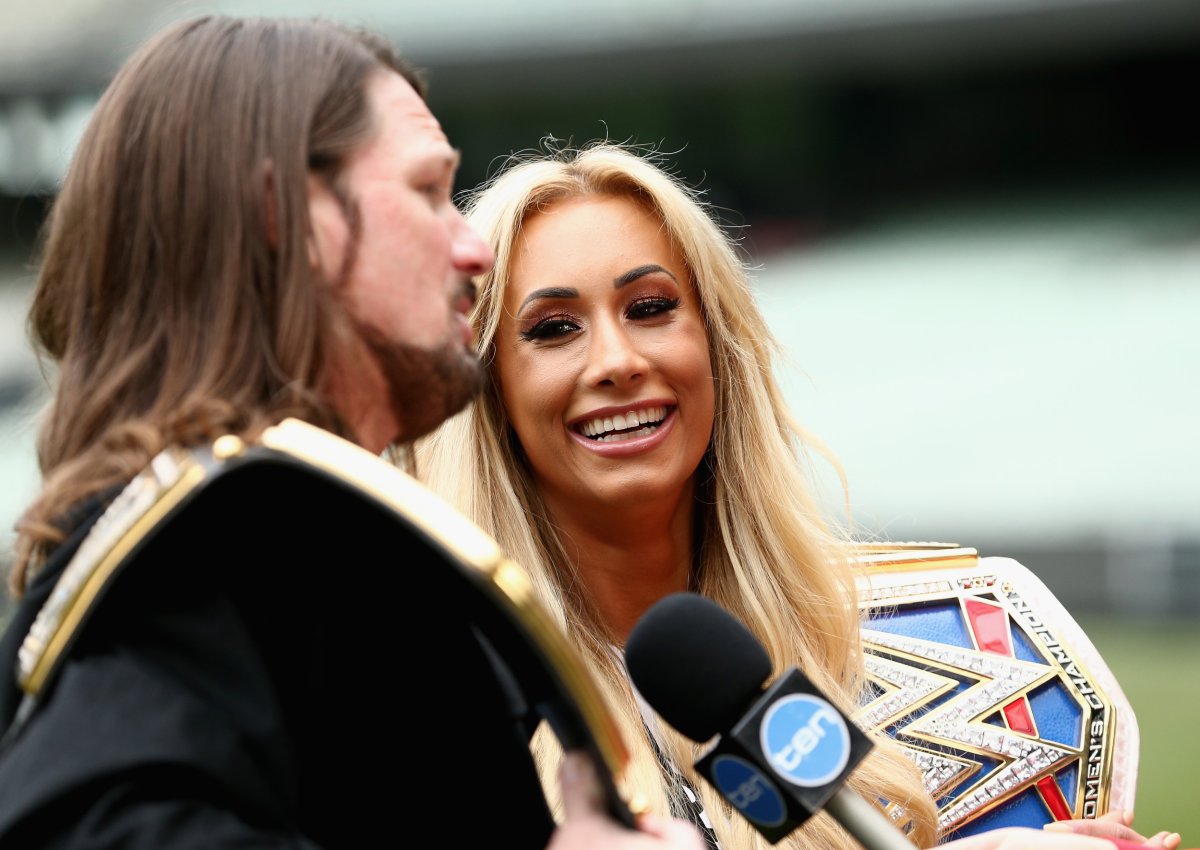 WWE Carmella AJ Styles