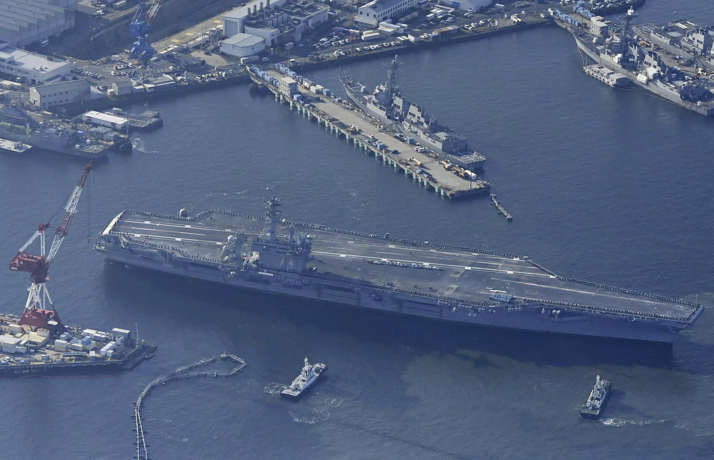 Video shows China spy ship watching US aircraft carrier