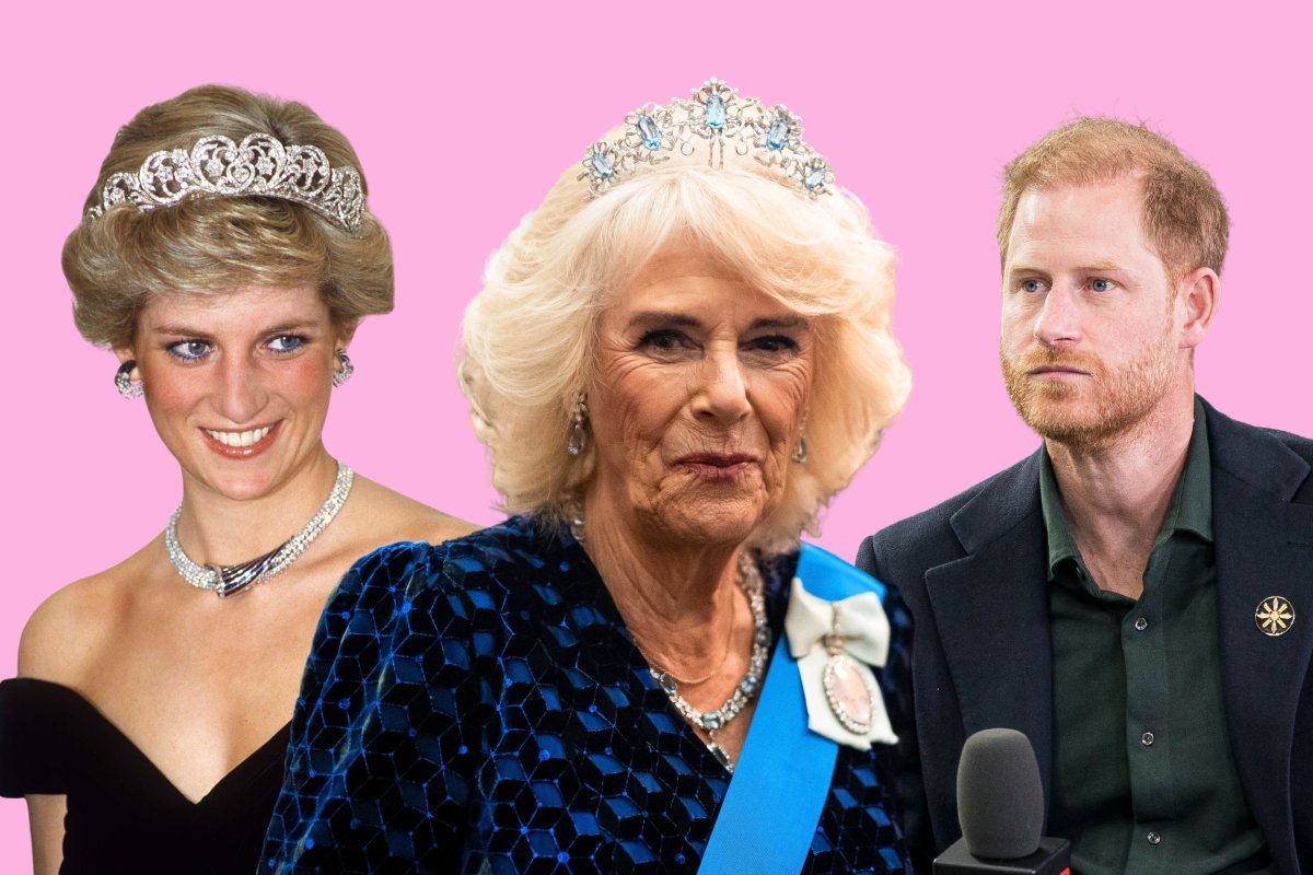 Queen Camilla, Prince Harry and Diana