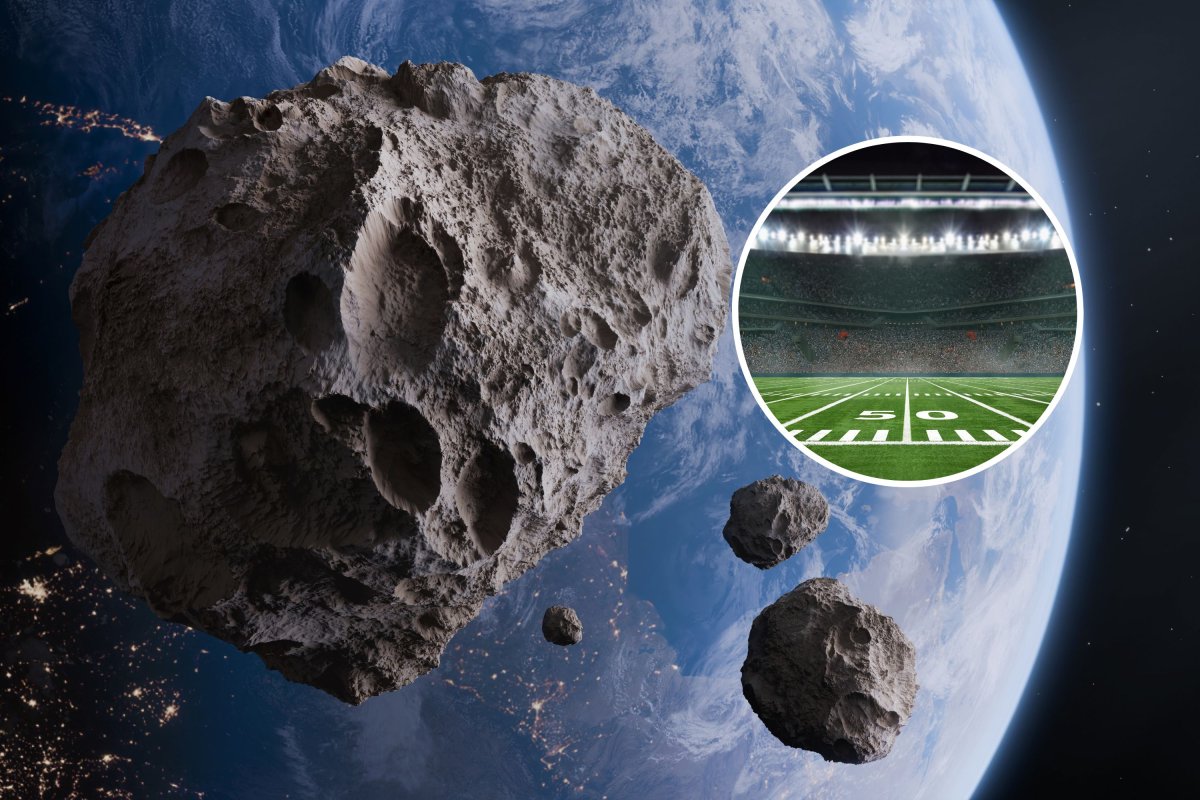 asteroid football field