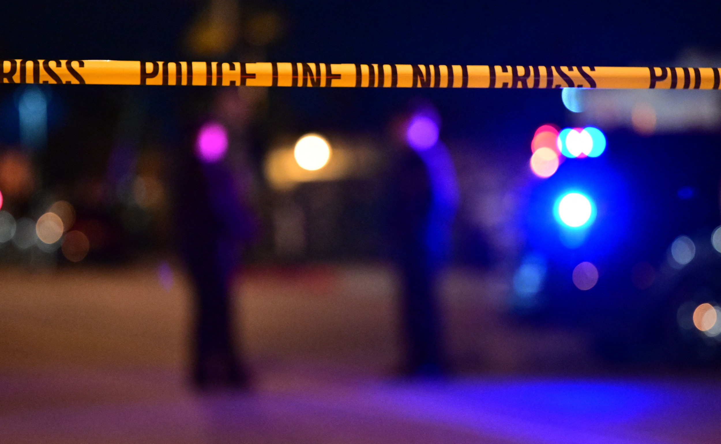 Police tape at a crime scene. (Getty Images) 