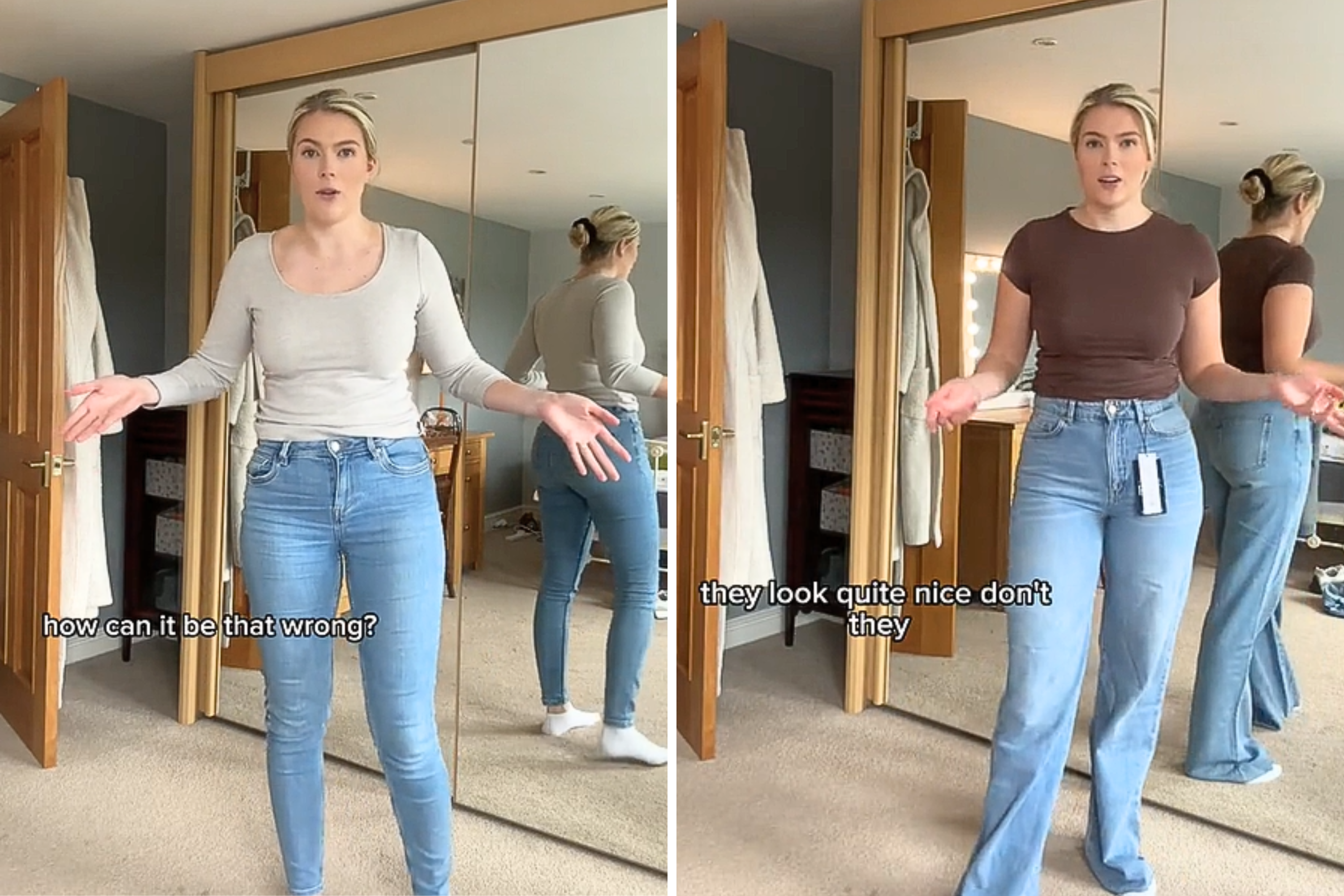 Gen Z woman mystified at being told her fashion staples make her look “old”