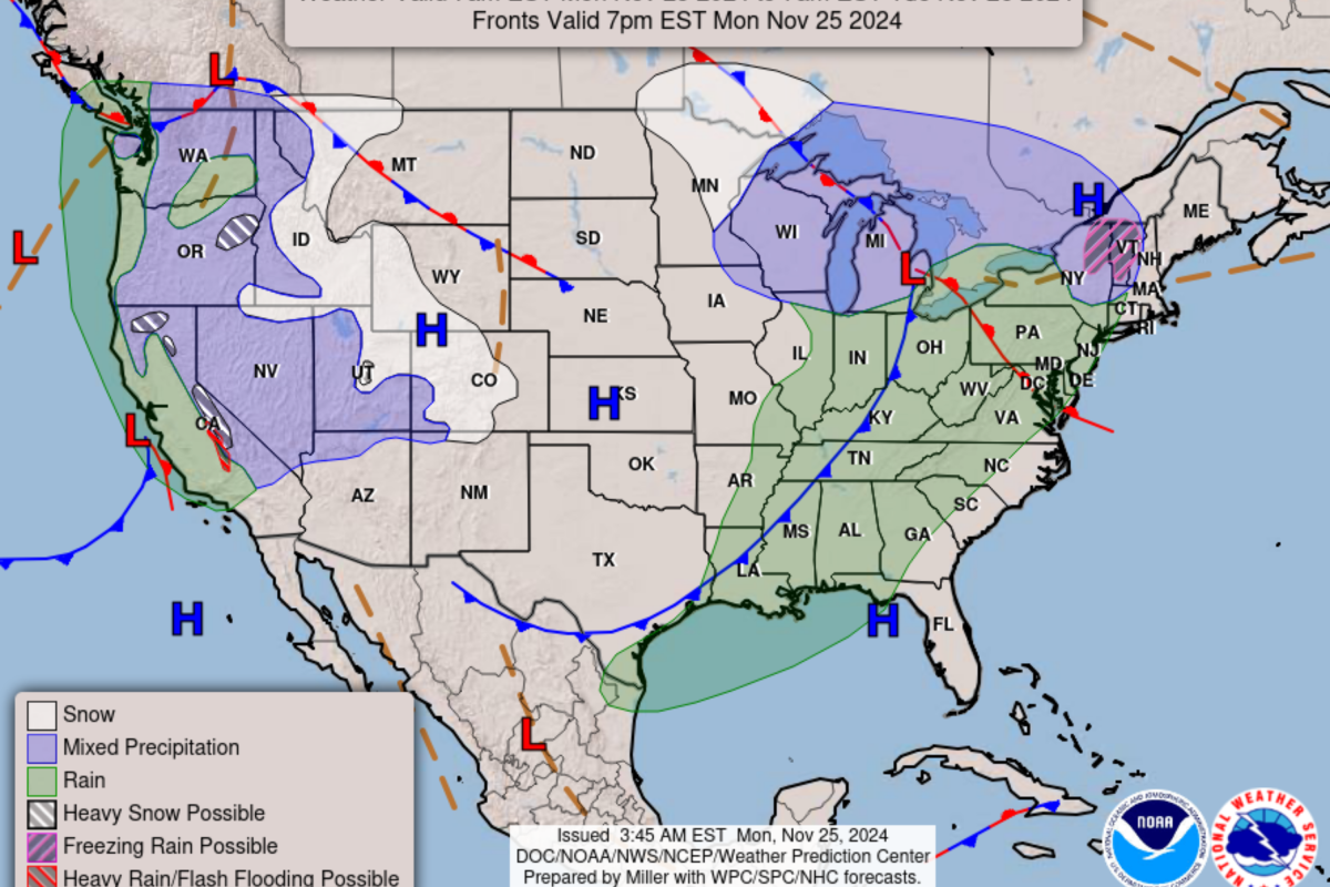 California weather map 1