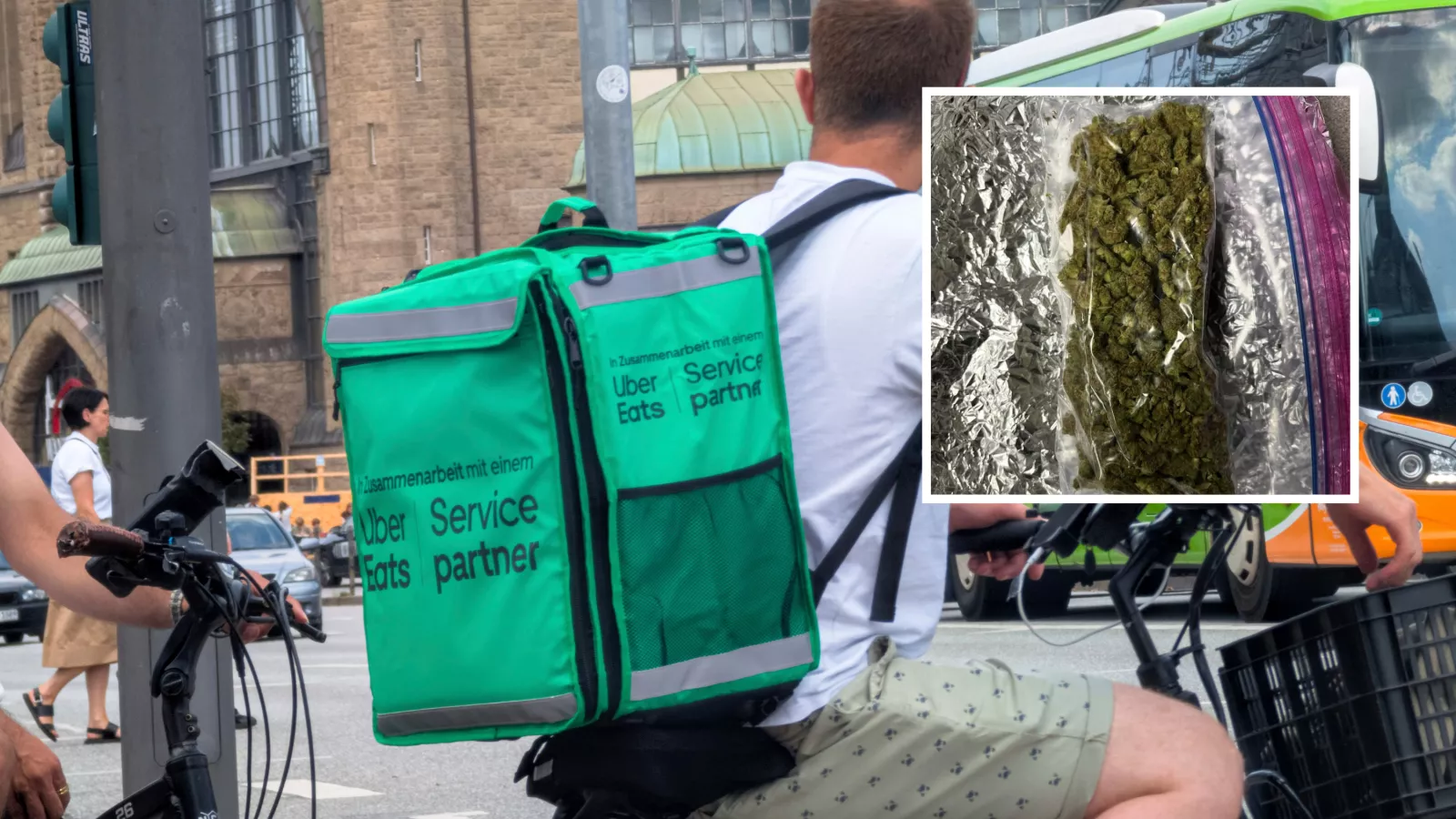 Uber Eats driver collects suspicious burrito, calls police