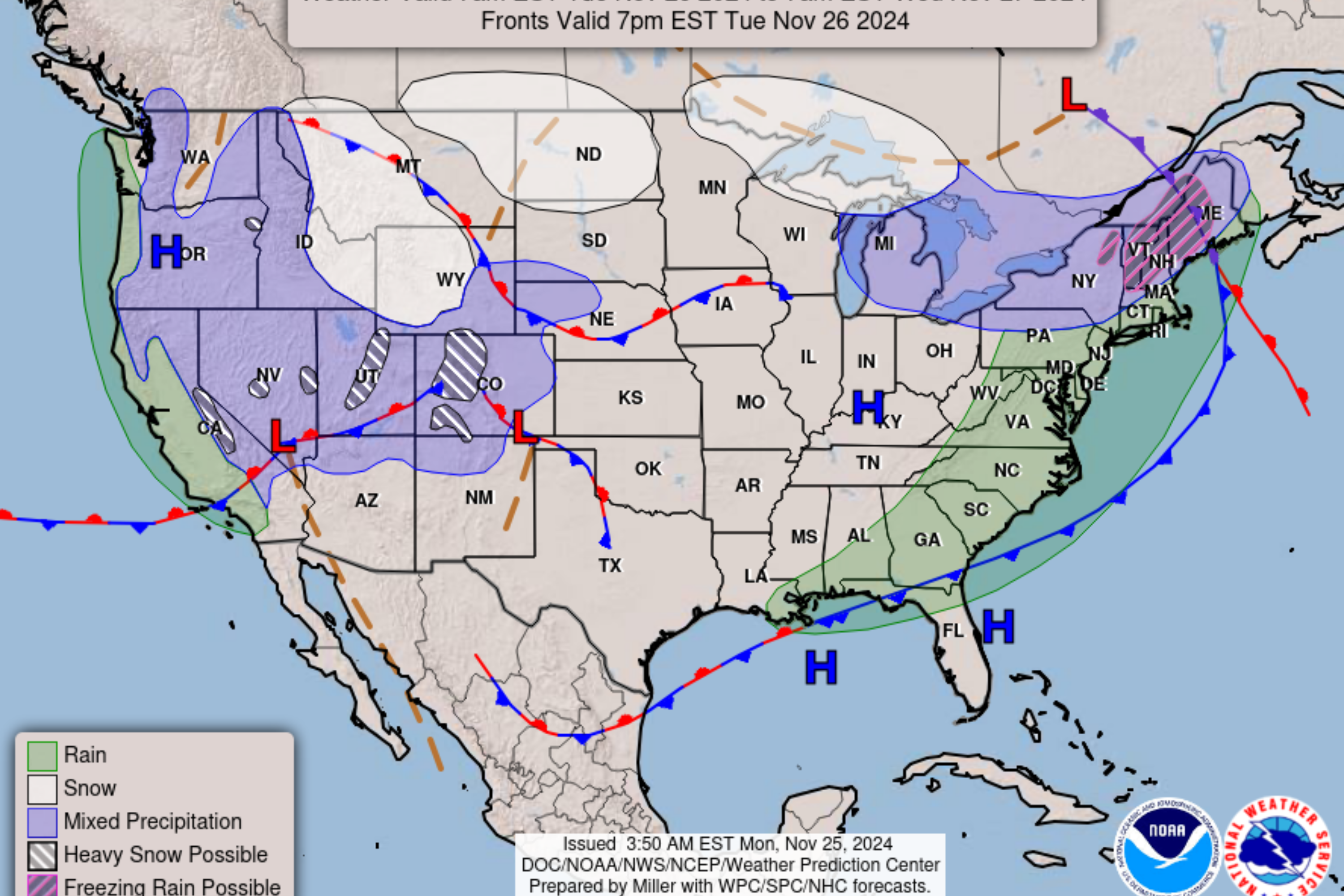 New York Thanksgiving weather update: Forecast shows poor travel conditions