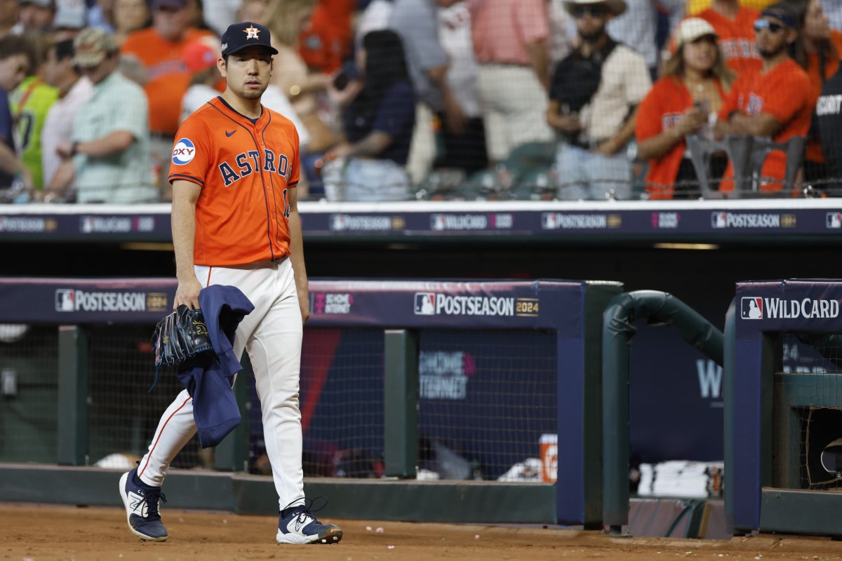 Houston Astros pitcher Yusei Kikuchi