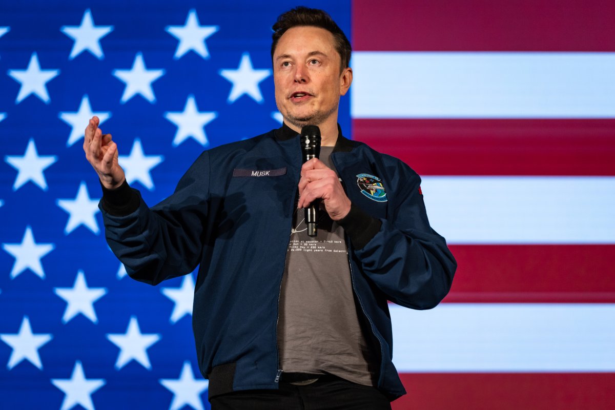 SpaceX and Tesla founder Elon Musk speaks 