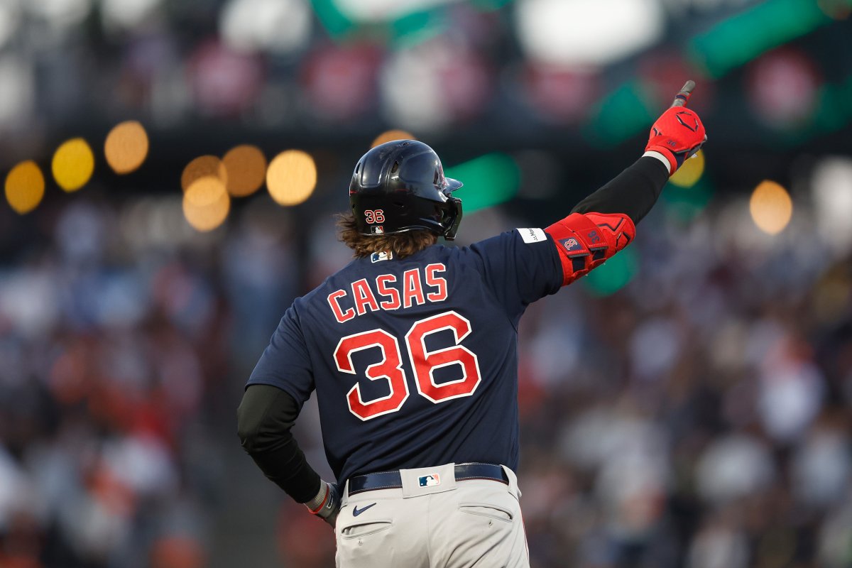 Boston Red Sox infielder Triston Casas